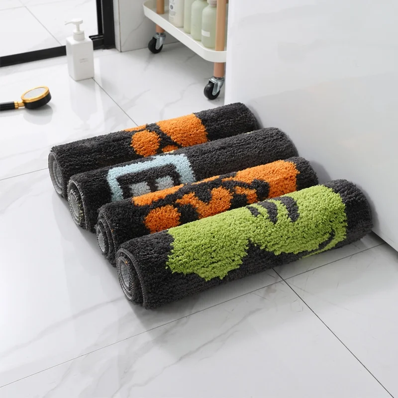 Cartoon Jets Cutely Cushion Household Door Anti -Slip, Dirt, Dirt, Mud, Pads, Water Absorption, Soft Cushion