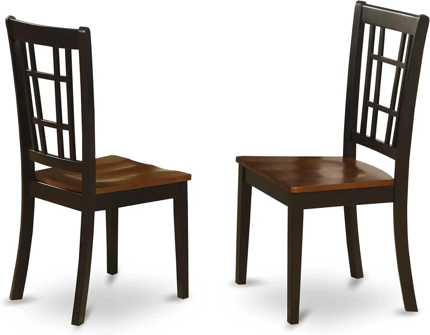 5 Piece Modern Set Includes A Round Wooden Table With Dropleaf And 4 Dining Chairs, 42X42 Inch