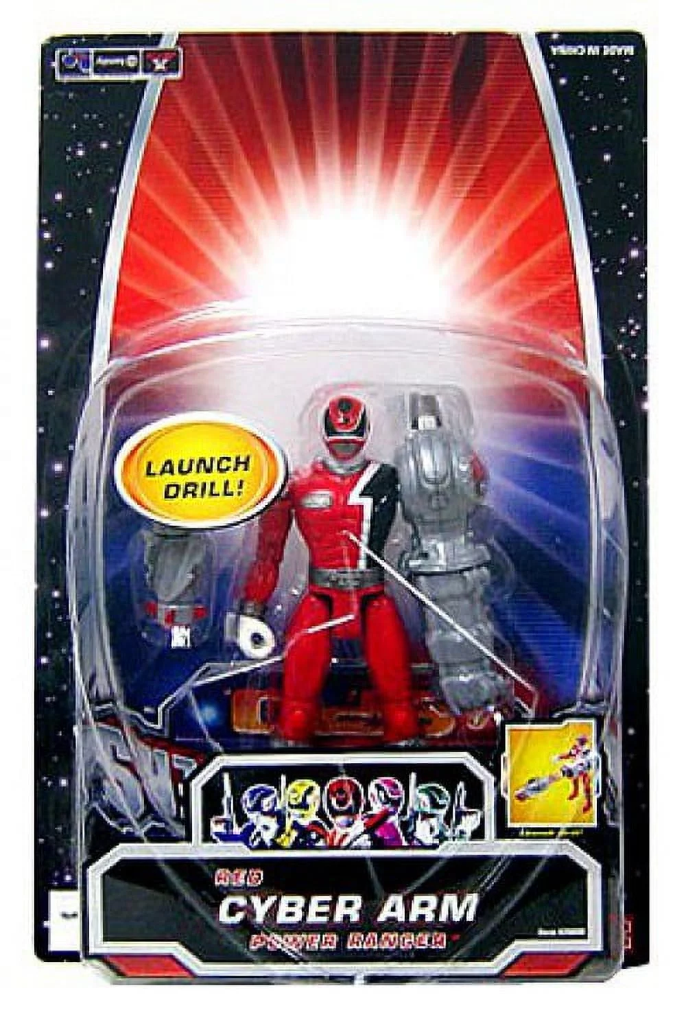 Power Rangers SPD Red Cyber Arm Ranger Action Figure