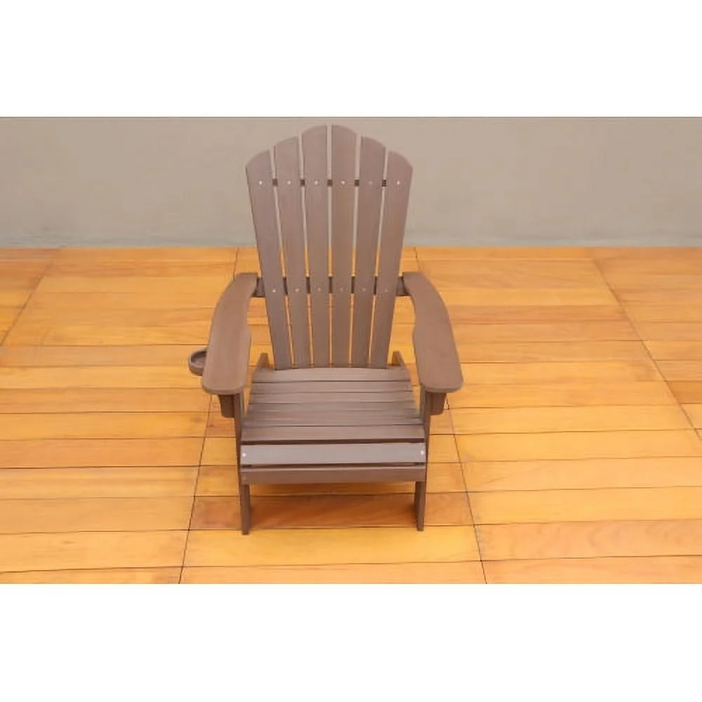 Polystyrene Adirondack Chair - Brown