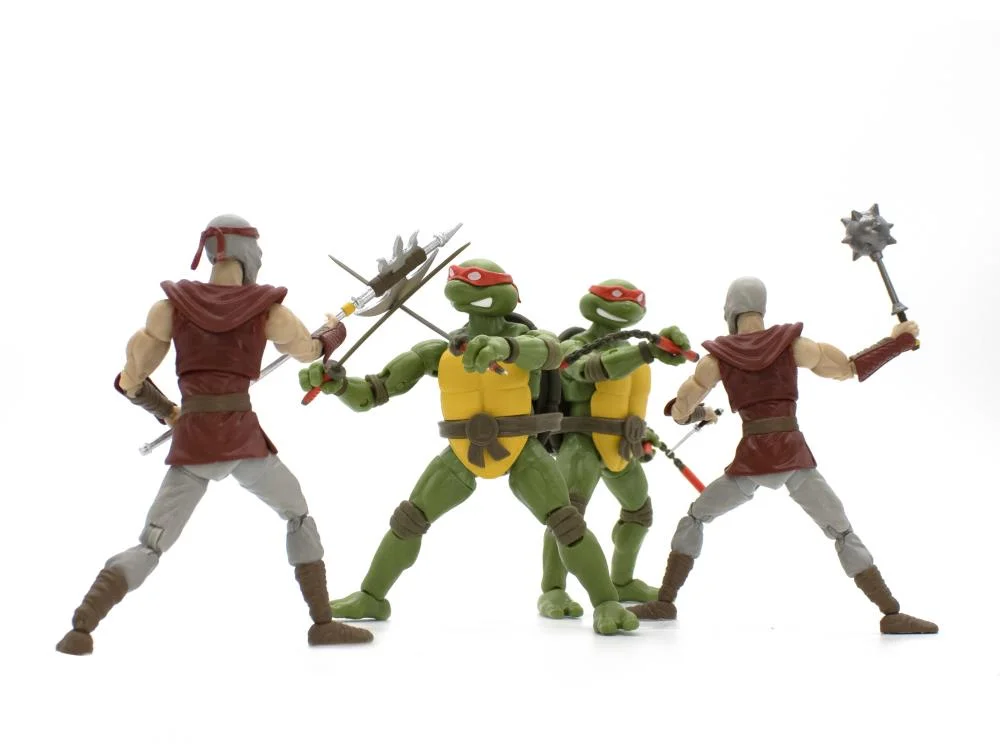 The Loyal Subjects BST AXN Eastman & Laird's Teenage Mutant Ninja Turtles PX Action 4 Pack Set 1