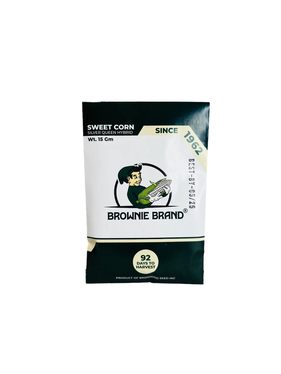 Browning Seed Sweet Corn Silver Queen, 15gm Packet