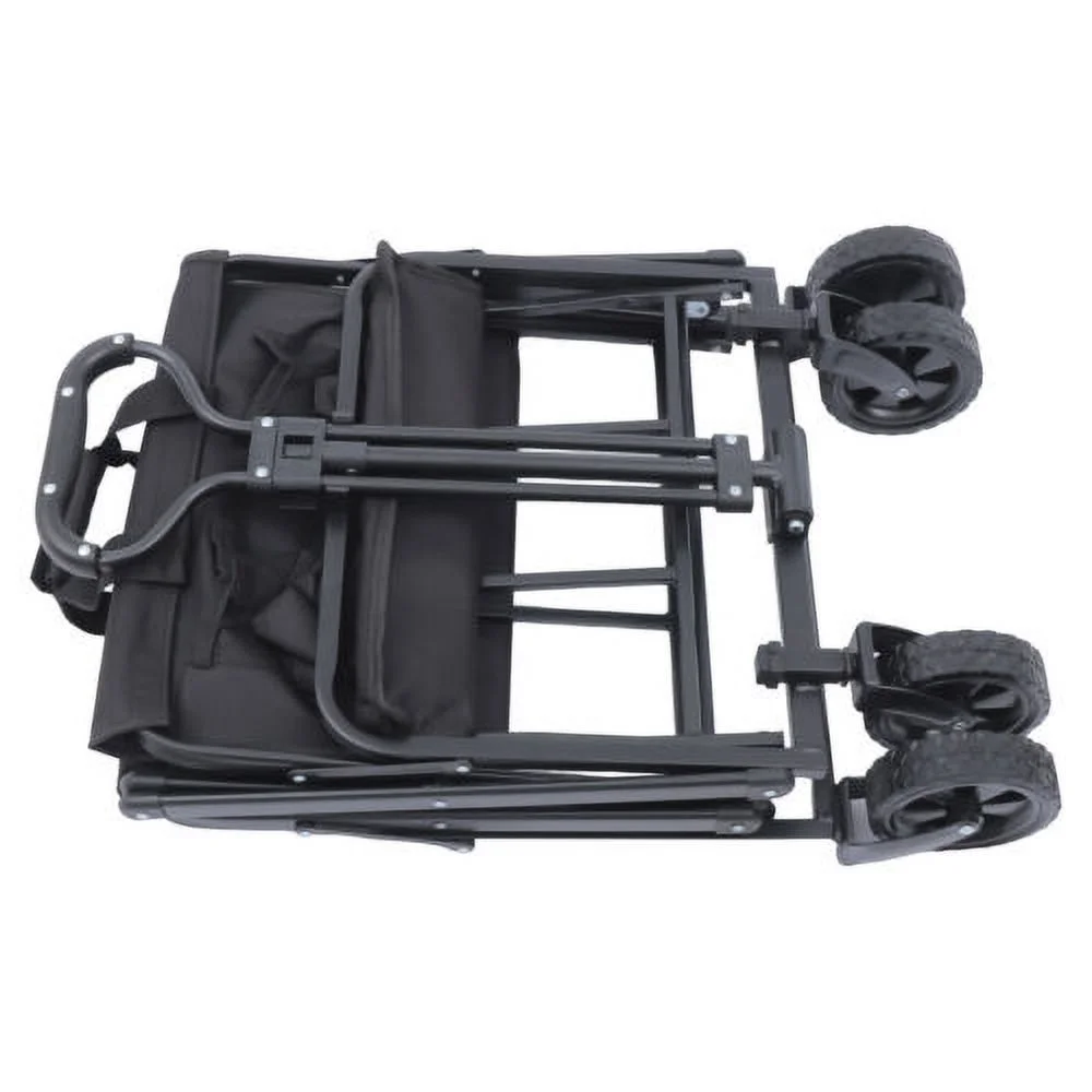 Folding Camping Trolley with 176 LBS, Heavy Duty Festival Trolley, Big Wheels