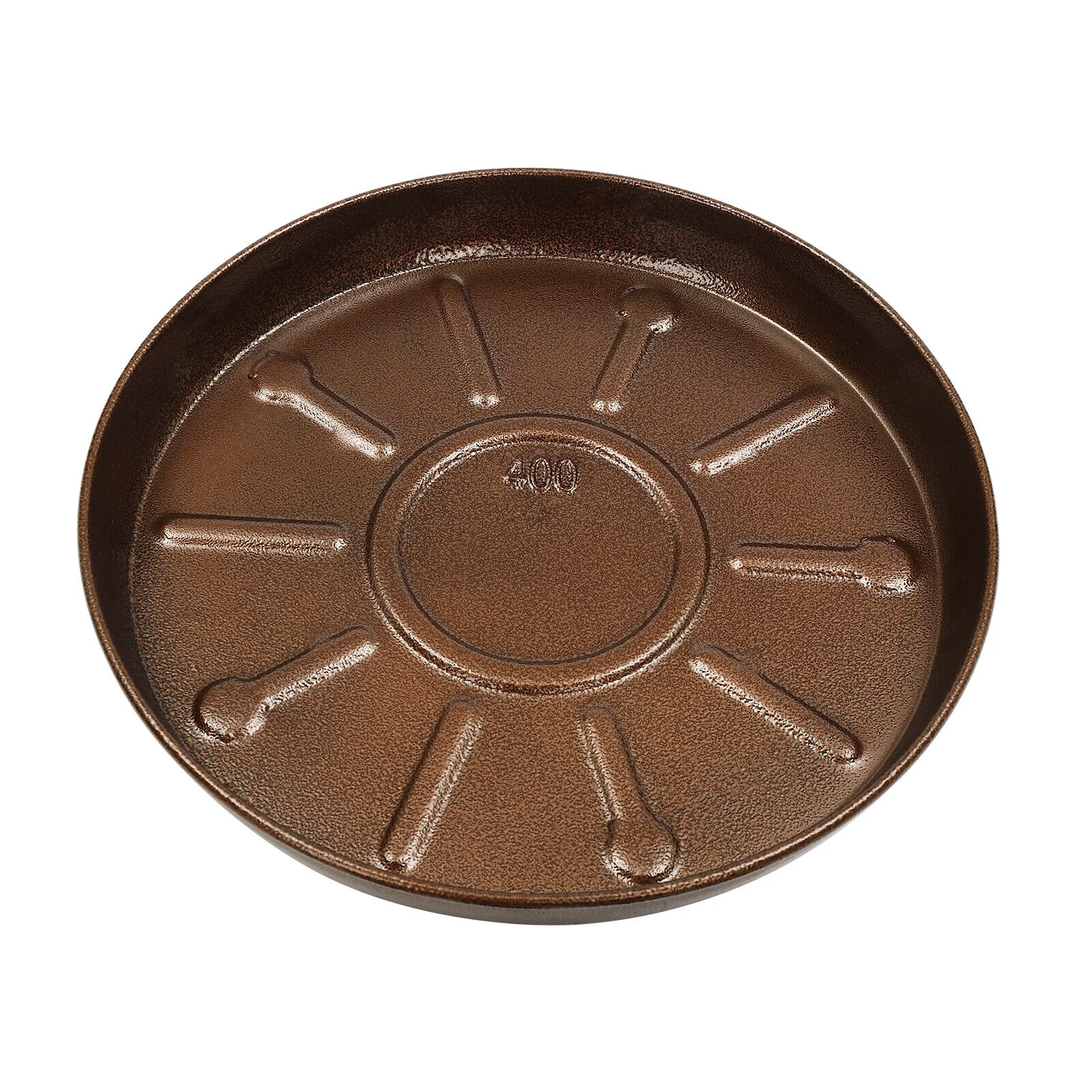 16*4.72in 3Pcs Flowerpot Trays W/ Universal Wheels 16IN Thickened Plant Pot Tray Rack 200-250kg/441-551lbs