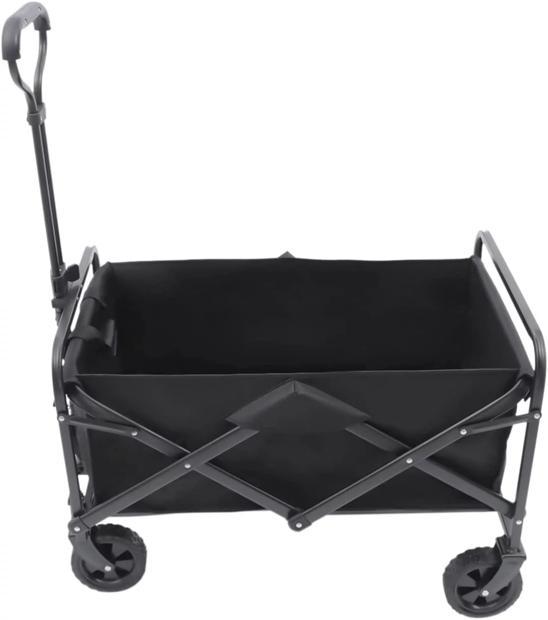 Miumaeov Folding & Rolling Collapsible Garden Cart Camping Wagon Utility 5