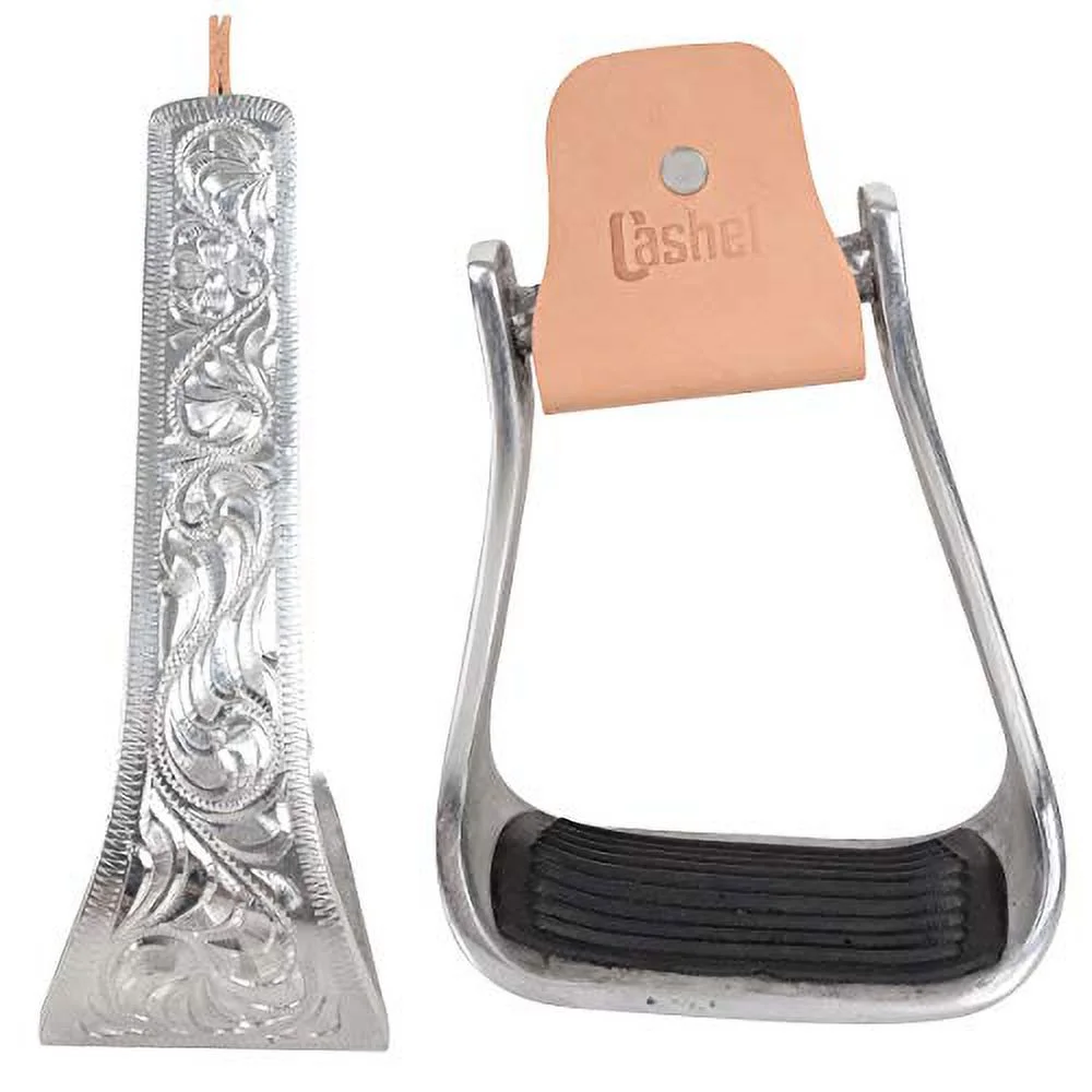 Cashel Company Engraved 2.5in Slanted Stirrups N/A N/A