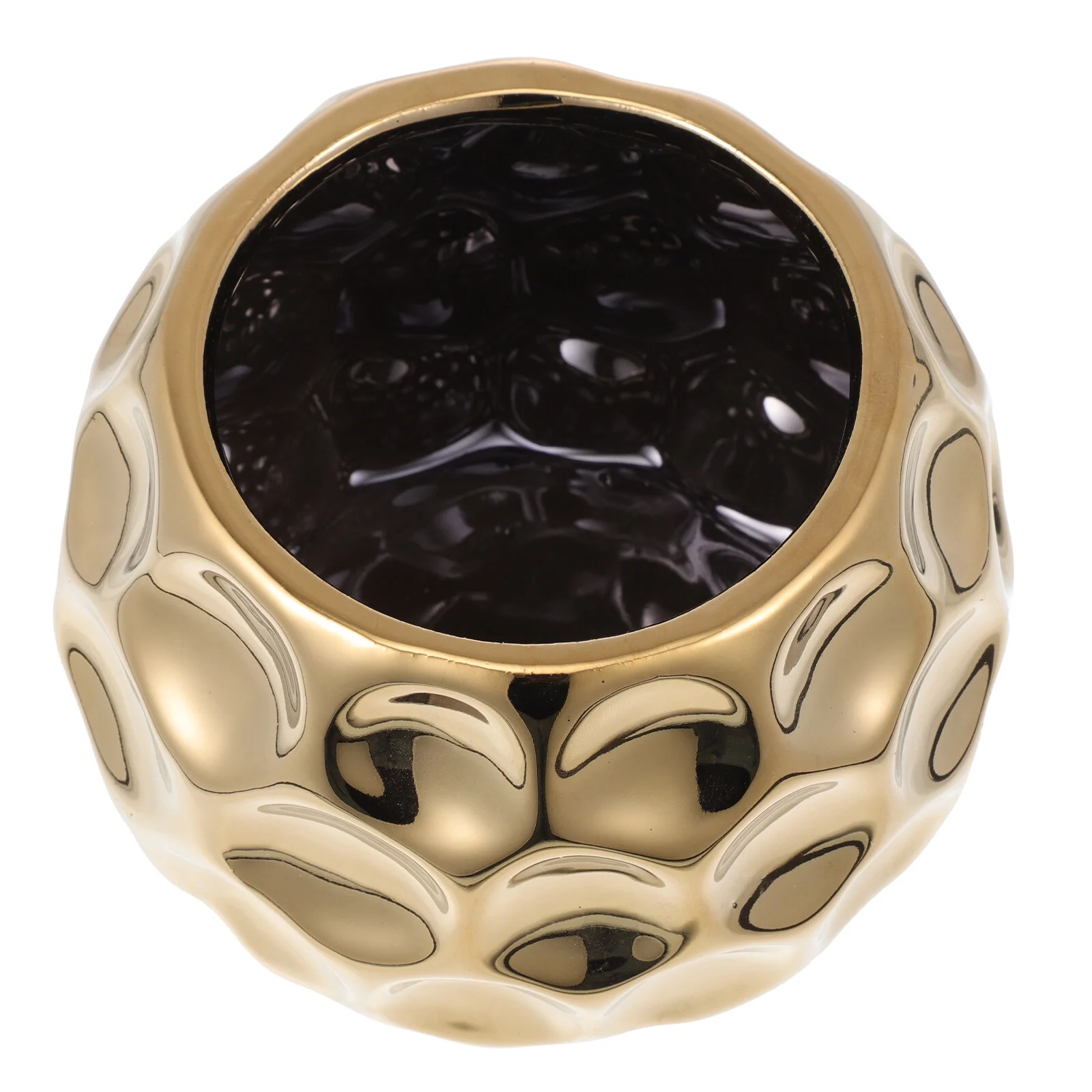 Gongxipen 1pc Delicate Gardening Flowerpot Ceramic Flower Pot Potted Plant Container