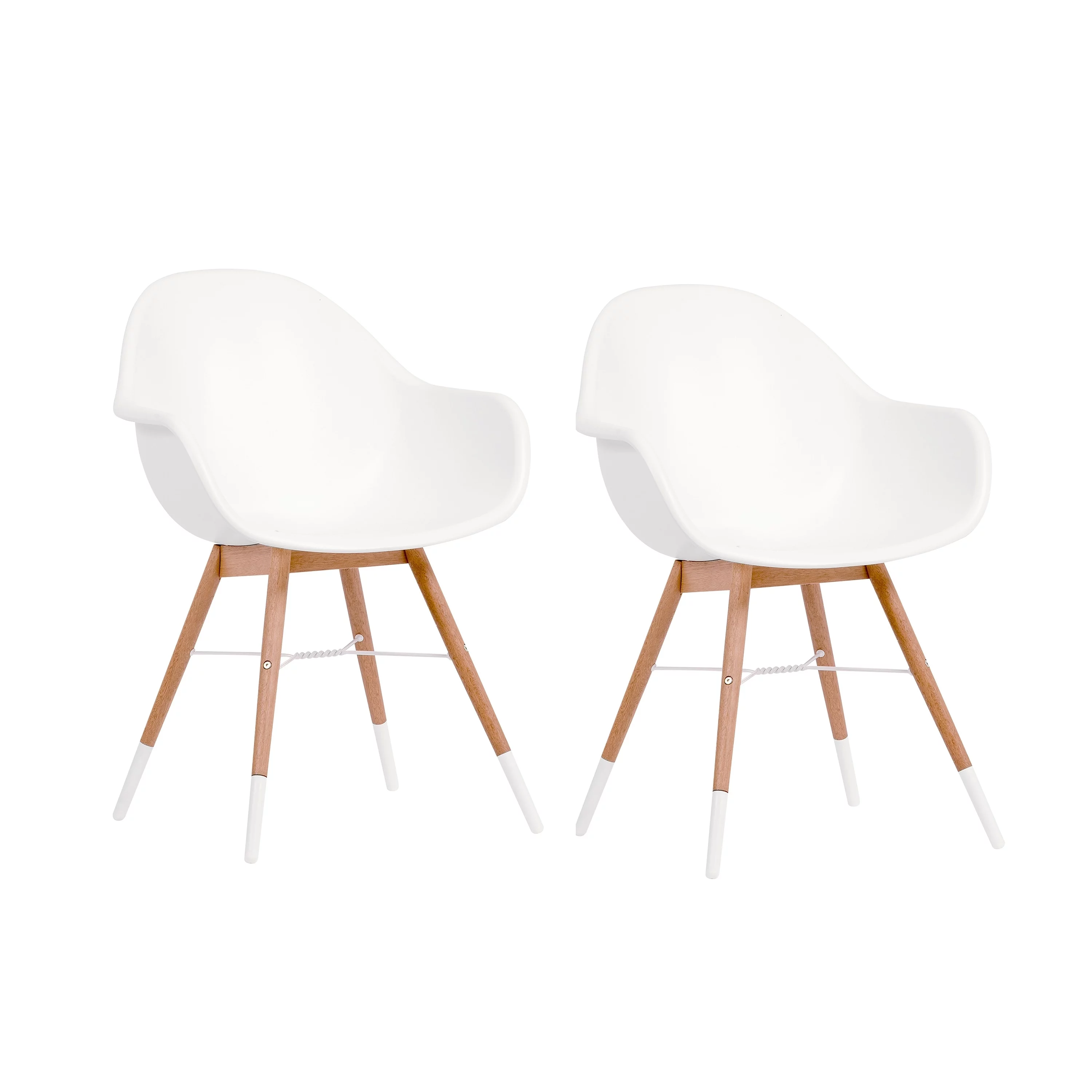 Amazonia  Hawaii White 4-piece Patio Dining Chair Set