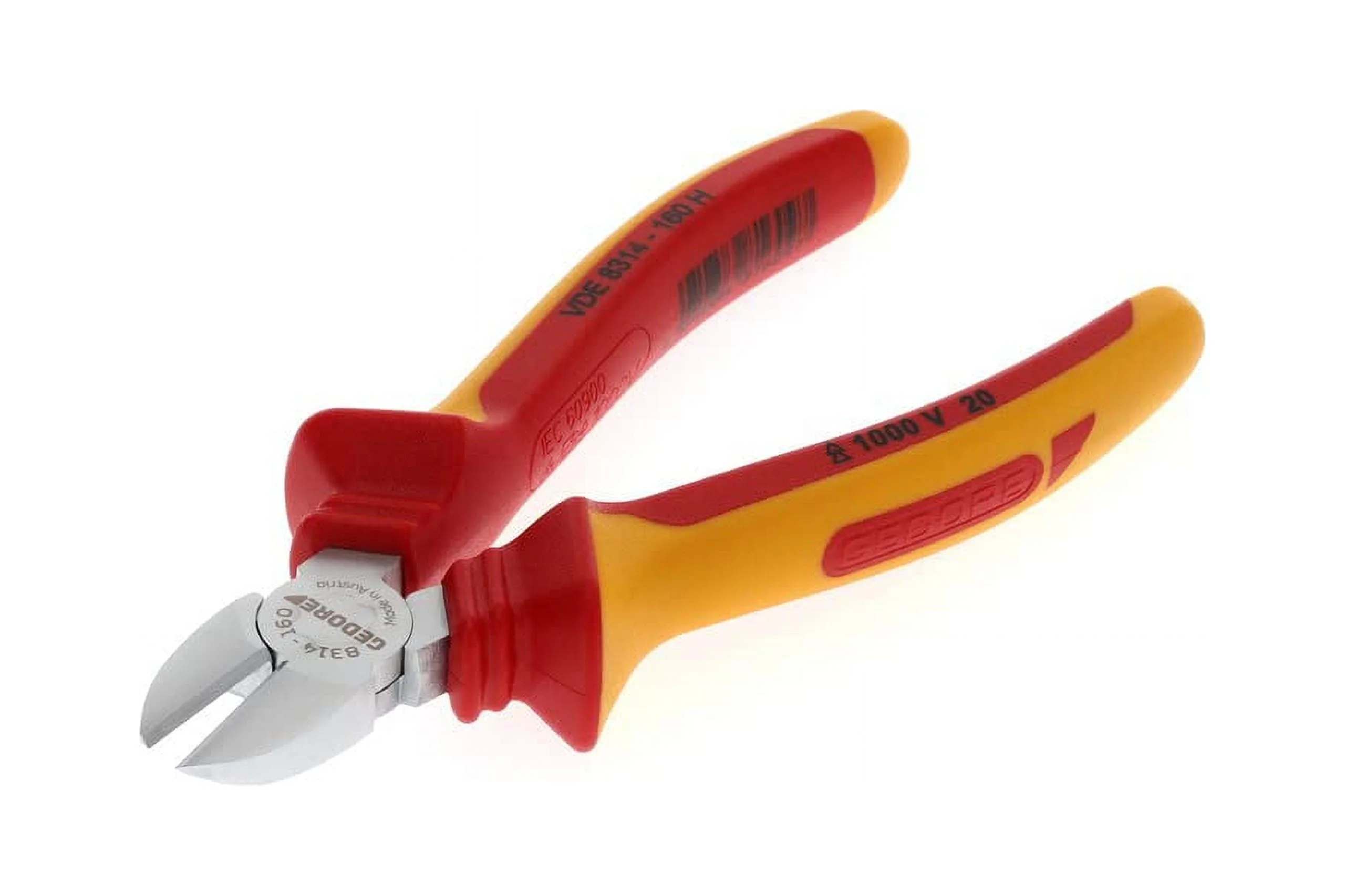 VDE 8314-160 H VDE Side Cutter With VDE Insulating Sleeves 160 Mm