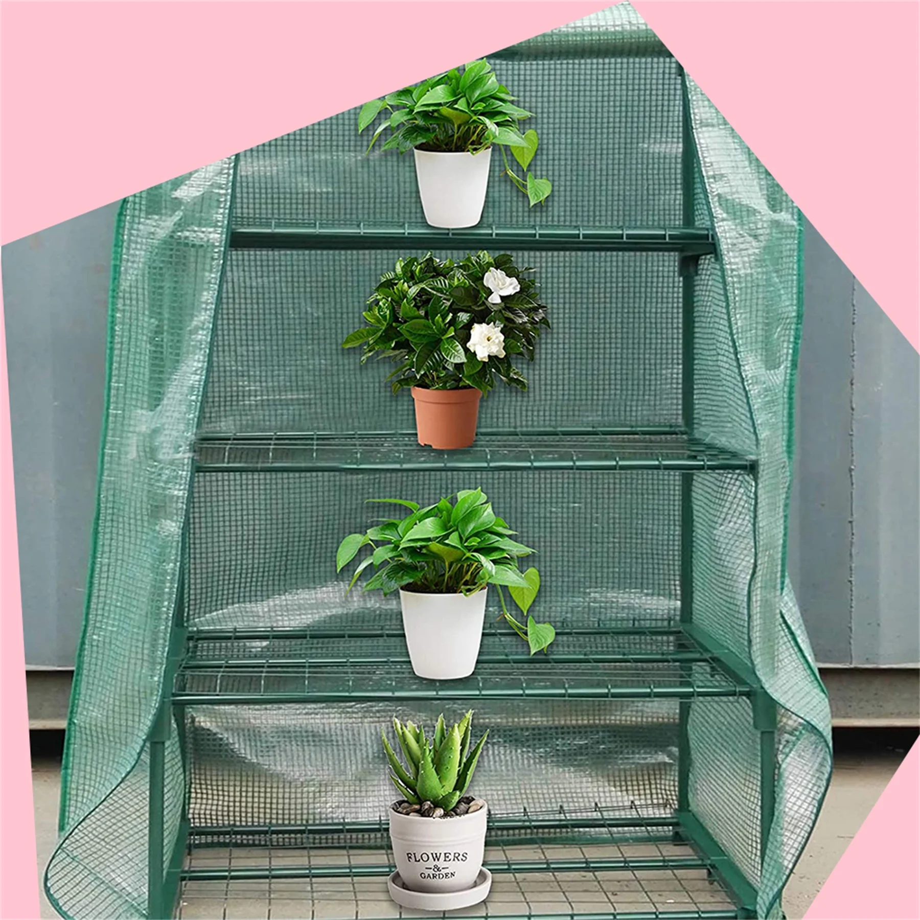4 Tier Greenhouse Replacement Cover (Frame NOT Include)