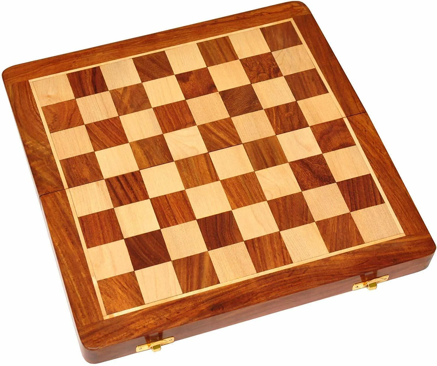 Queens Gambitt Sheesham Wooden Chess Board for Professional Chess Players 21
