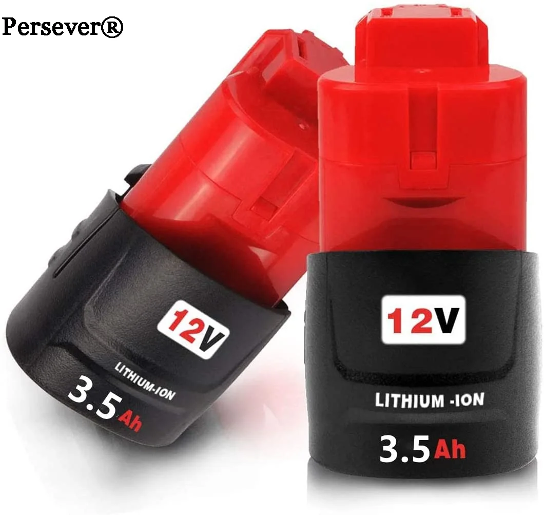 2Pack 48-11-2401 3500mAh Lithium Battery For Milwaukee M12 12 Volt 48-11-2420 48-11-2460