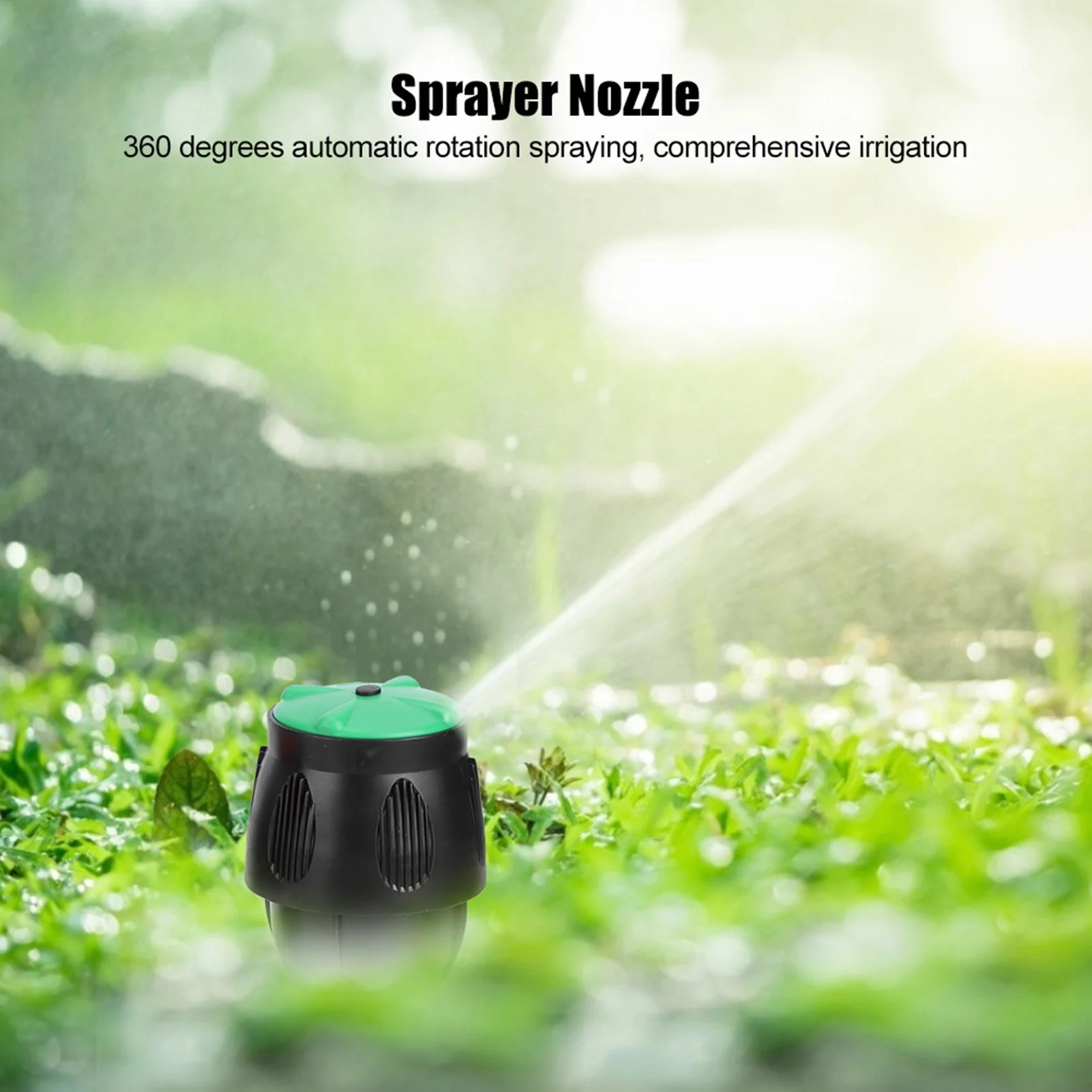 Eddwiin Sprinkler Head G1/2in G3/4in Automatic Lawn Water Spray Landscaping Spray Nozzle Head Irrigation Watering Tool
