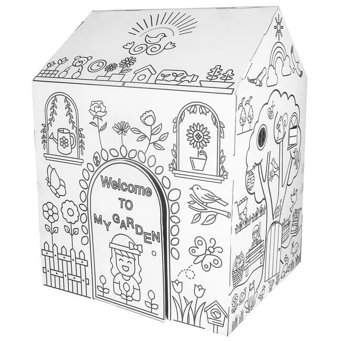 ColorJo     Welcome to My Garden Color your Own Playhouse