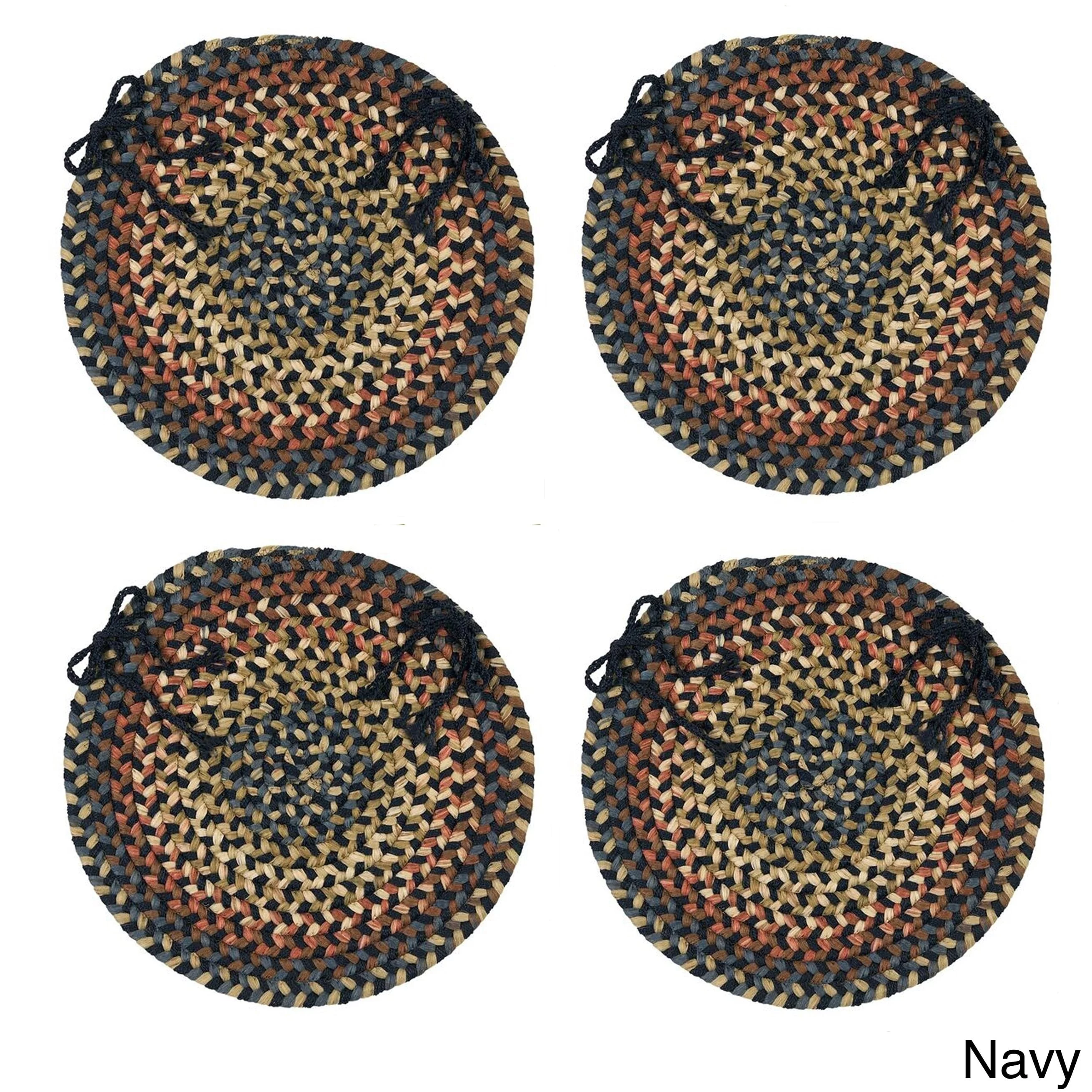 CV19A015X015 Cedar Cove - Gray Chair Pad Set (4) Chair Pad, 65% Nylon/35% Polypropylene - Chair Pad.