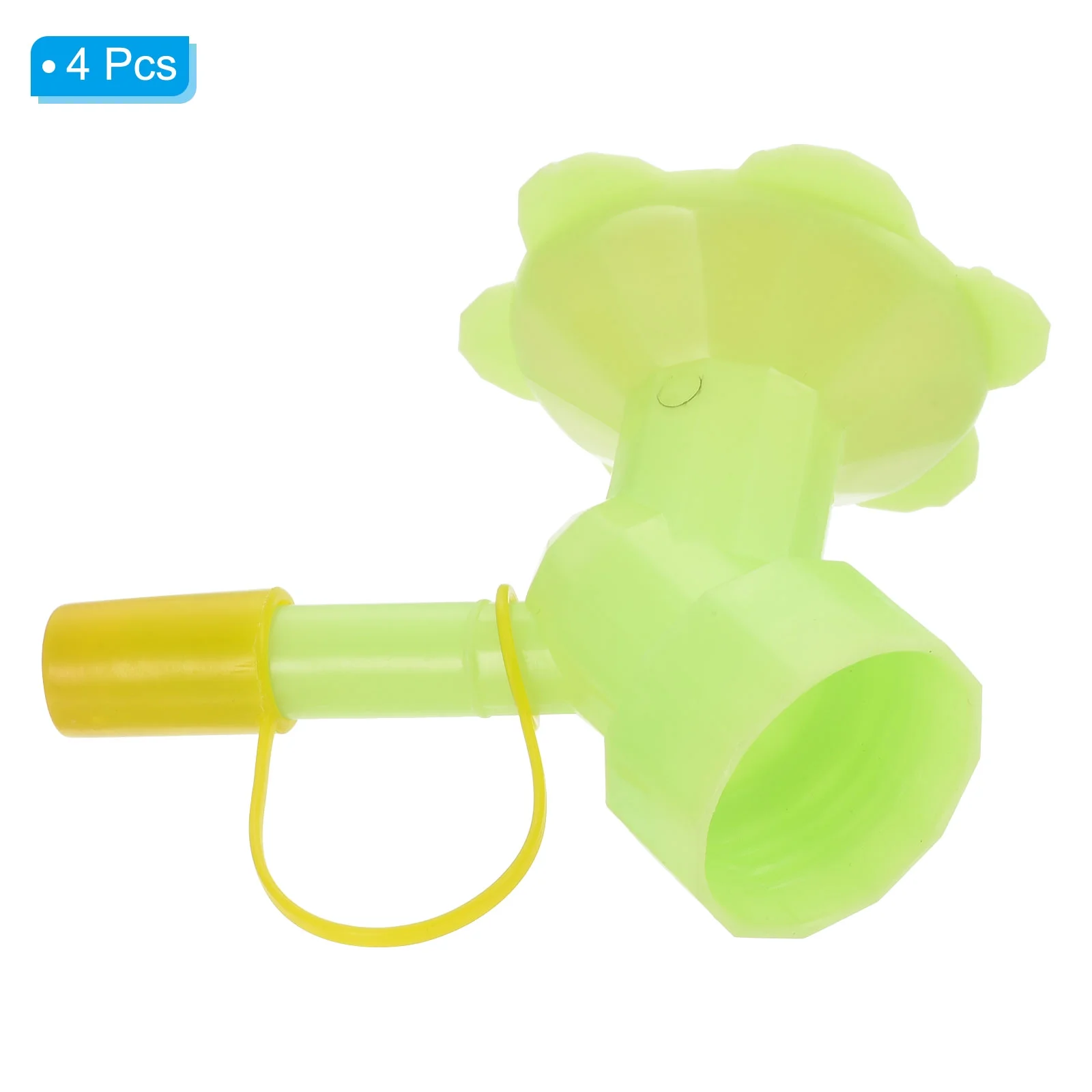 Uxcell Bottle Cap Sprinkler Dual Head Bonsai Watering Can Sprinkler Head Green 4Pcs