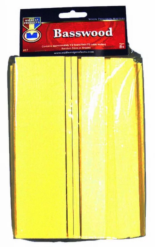 72 CUIN Economy Pack Basswood Bag Assortment Of Strips & Sheets That A, Each