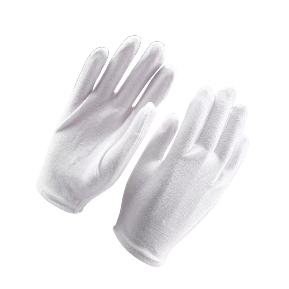 6PCS Lightweight Cotton Protective Working Gloves Cosmetic Moisturising Lining Gloves for Industrial Labor Gardening Size XL (Wh