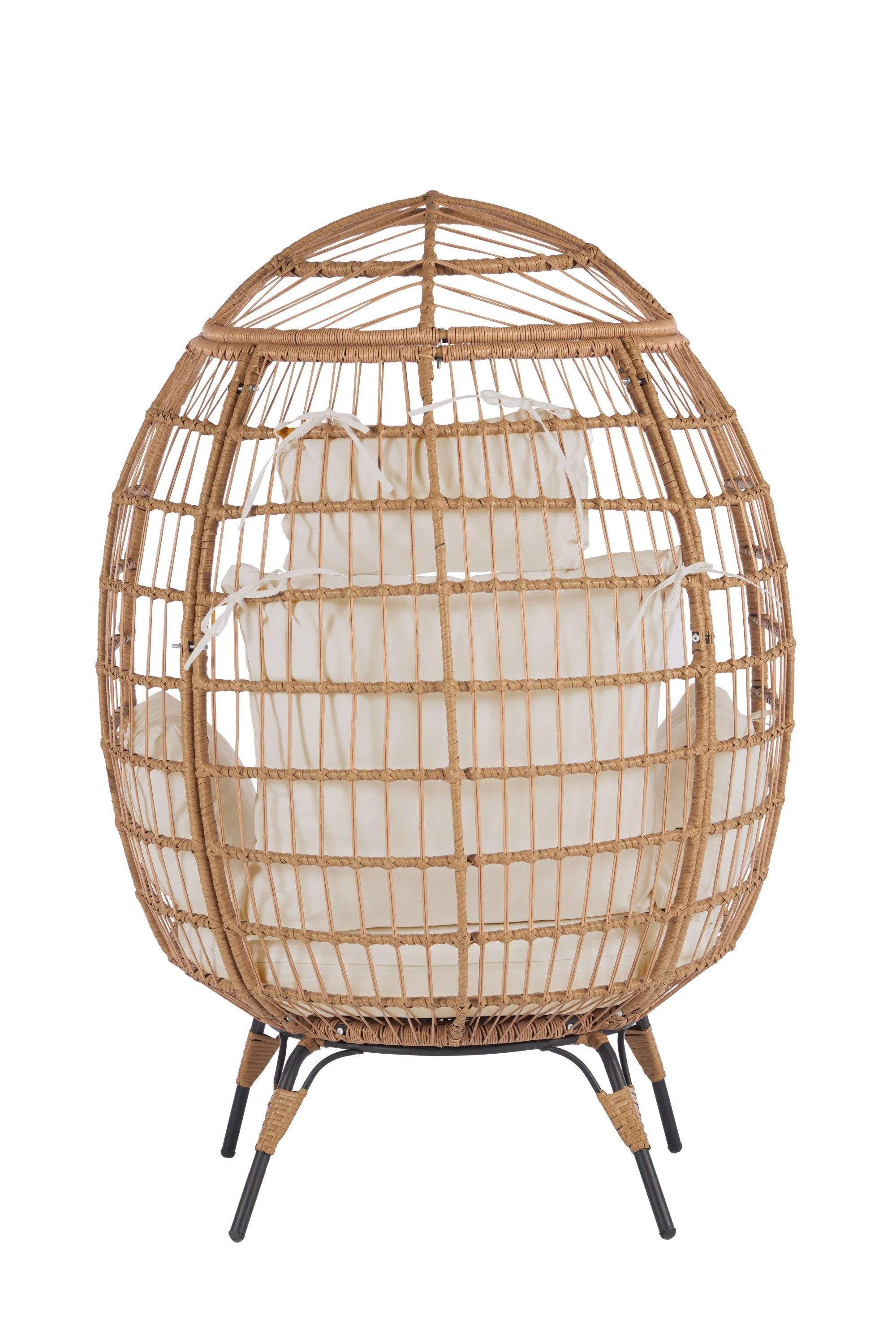 Opal Patio Wicker Egg Chair - Beige