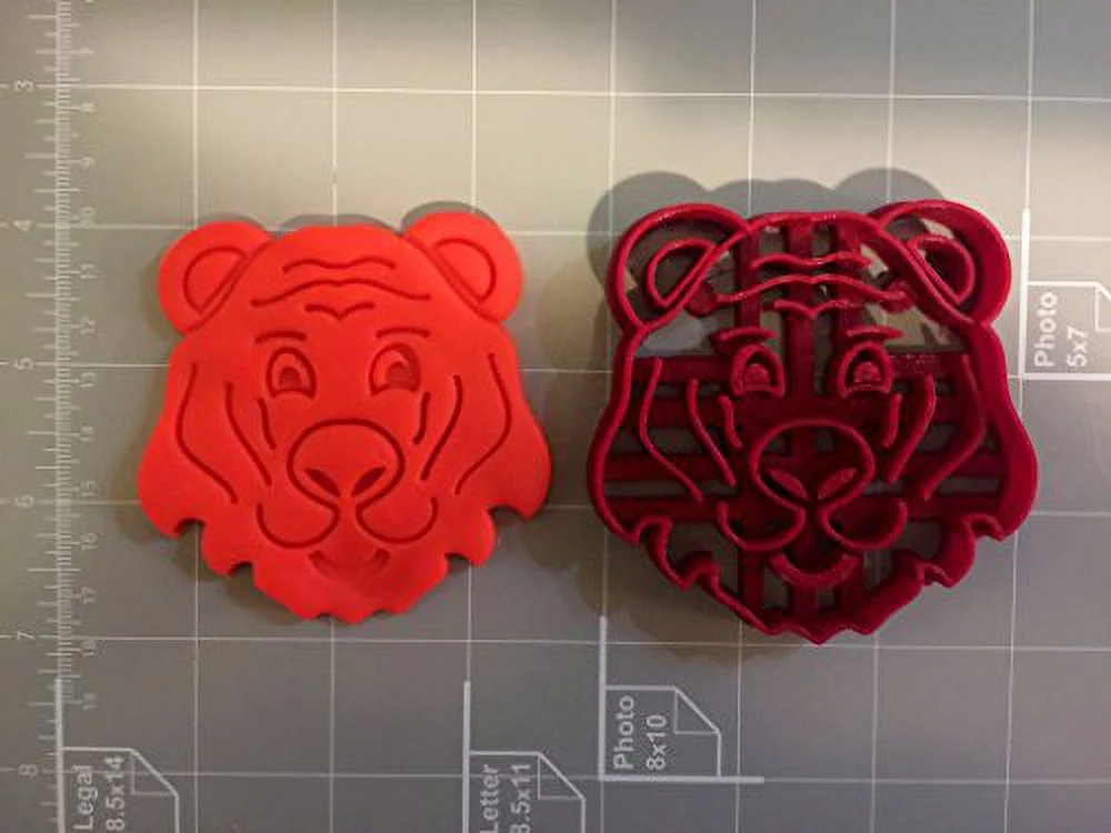 Tiger Cookie Cutter- Fast Shipping - Sharp Edges - Exceptional Quality
