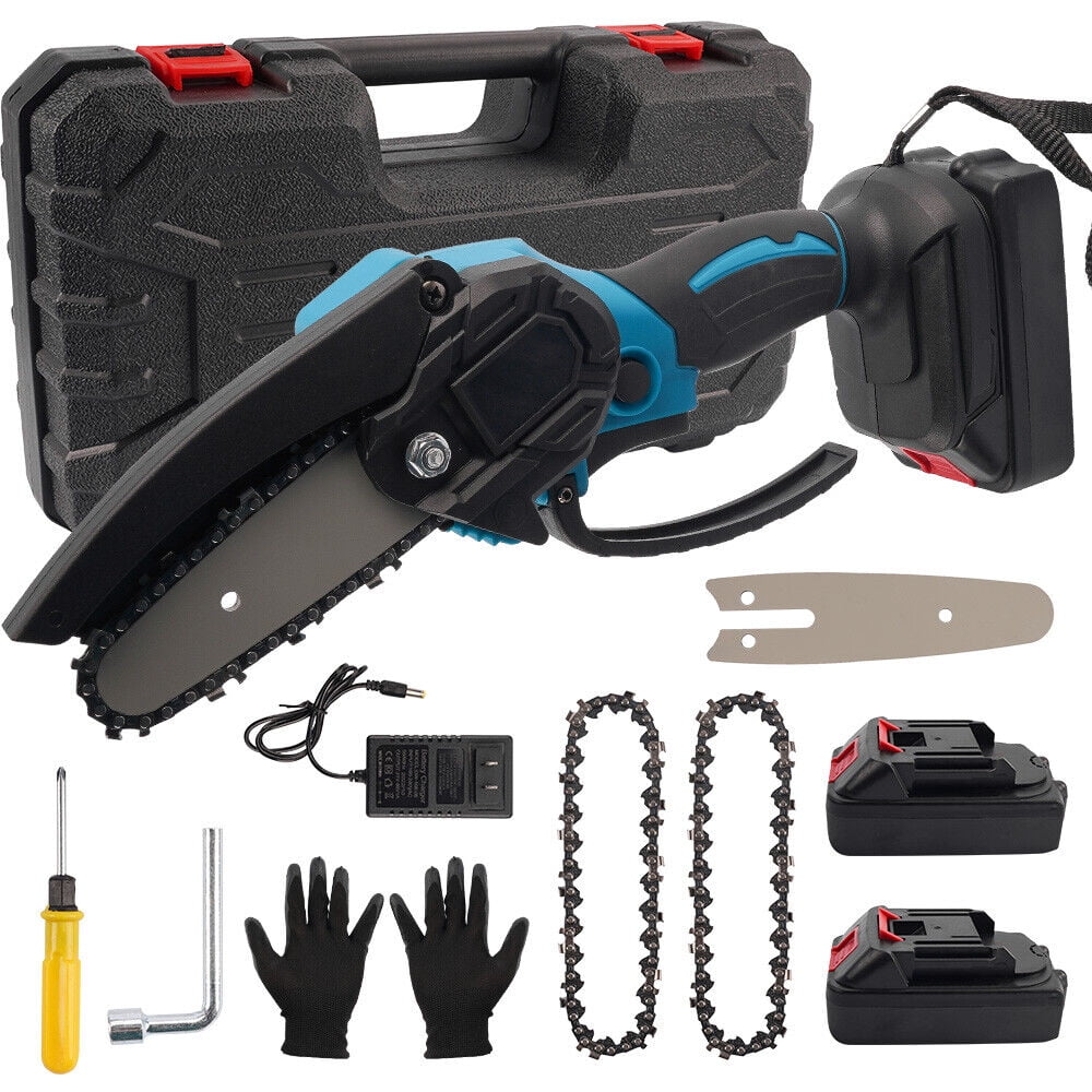 Mini Rechargeable Cordless Electric Cutting Saw Chainsaw Battery Wood Cutter Saw
