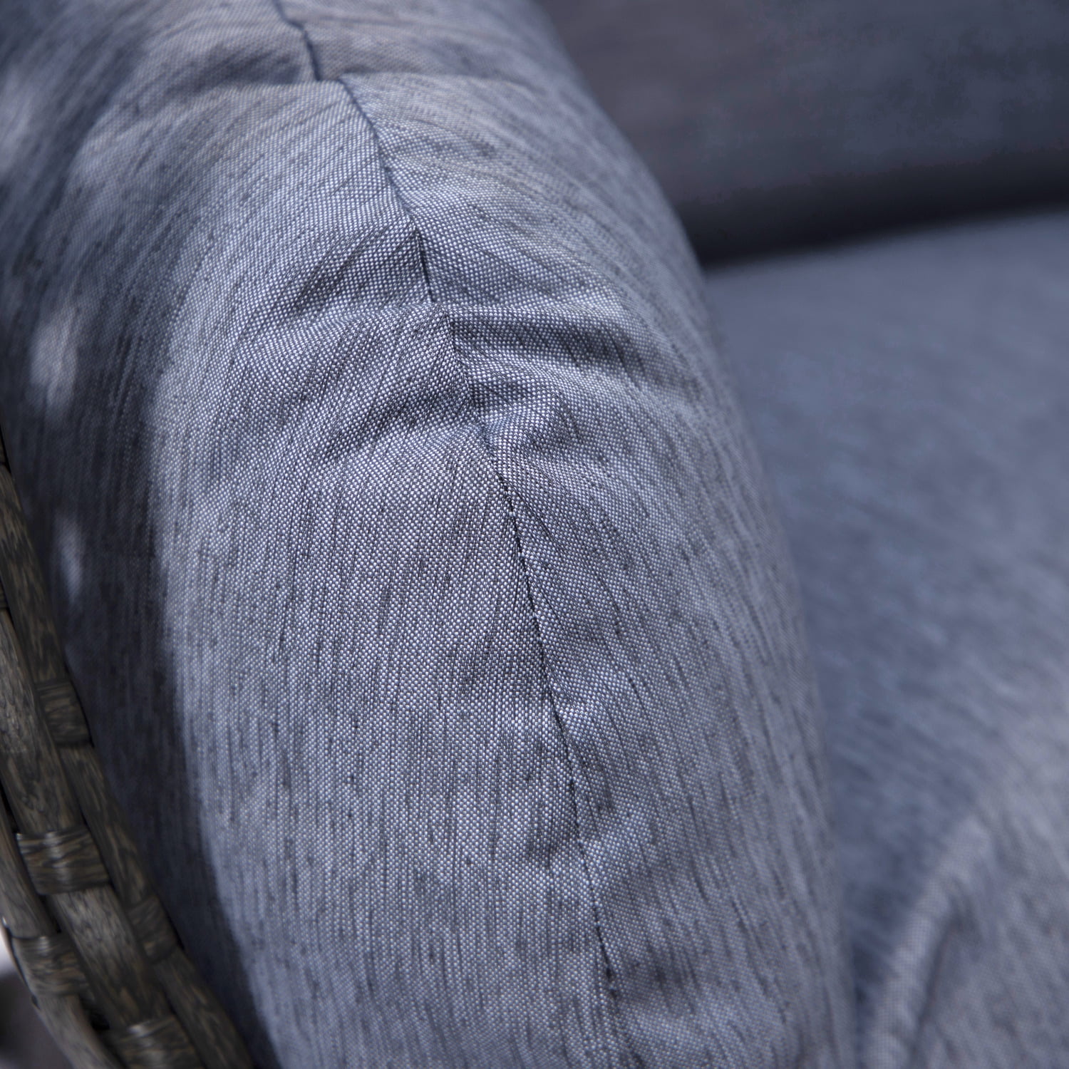 Maykoosh Southwestern Sanctuary Wicker Hanging Egg Swing Chair