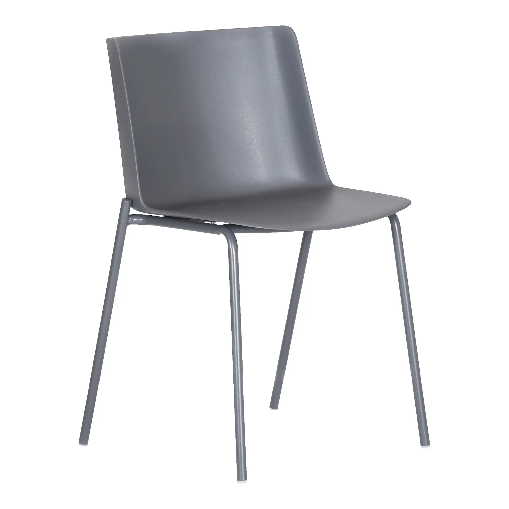 Moe's Home Collection Silla Outdoor Dining Chair Charcoal Grey-M2