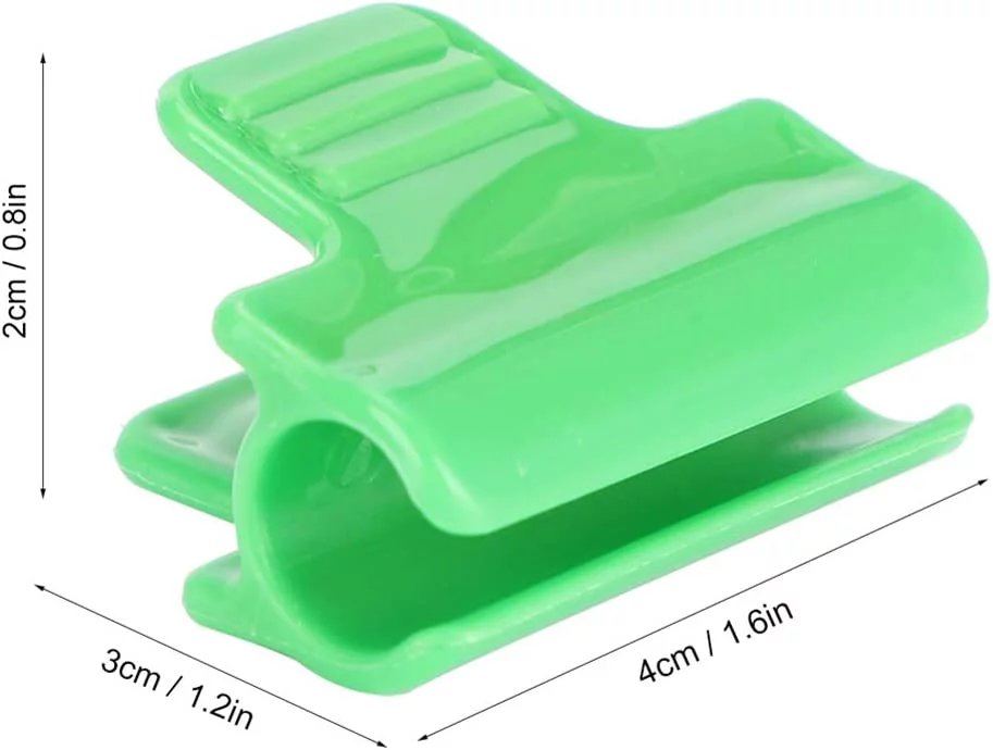 24Pcs Greenhouse Film Clip, Greenhouse Netting Clips Clamp Gardening Tool Frame Shelters Shading Net Rod Clip Cover Clips for 11mm Tube