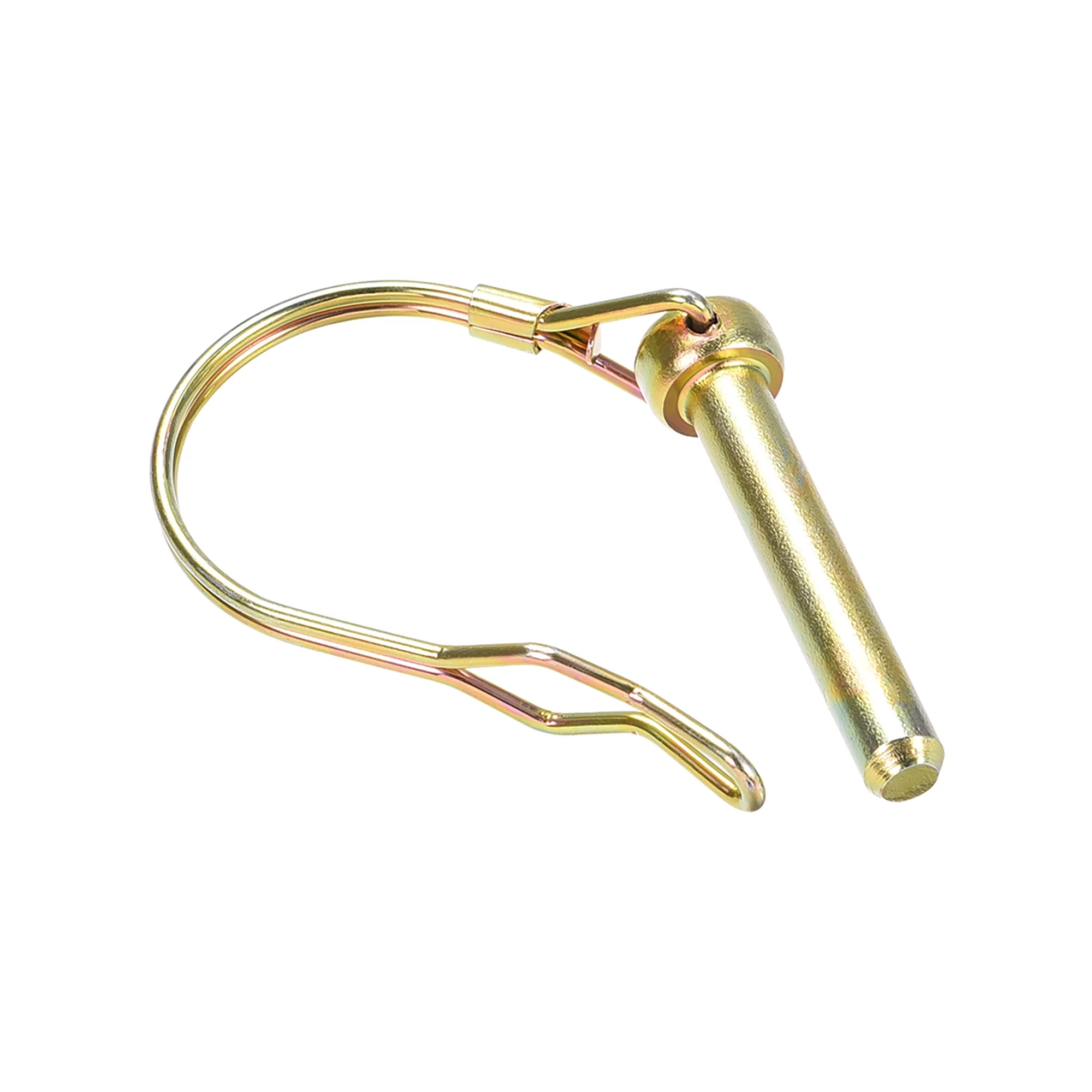 Shaft Locking Pin w Ear 8mm x 50mm Coupler Pin for Farm Trailers Wagons Lawn Garden in Arch 3Pcs