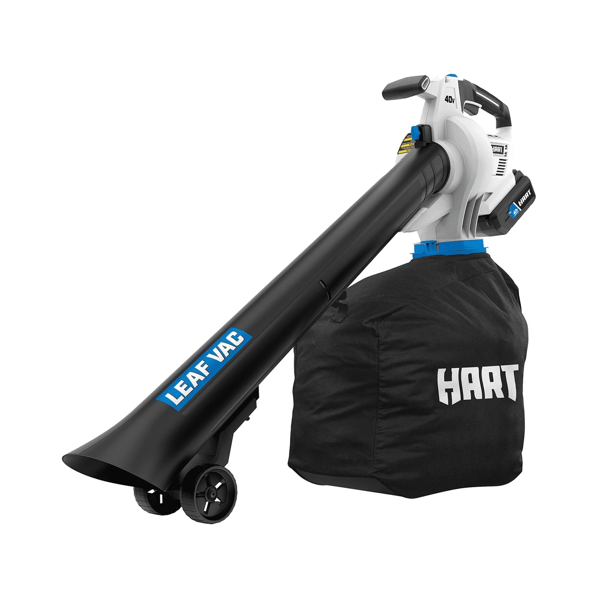 Restored HART 40-Volt Cordless Leaf Vacuum Kit, (1) 4.0Ah Lithium-Ion Battery (Refurbished)