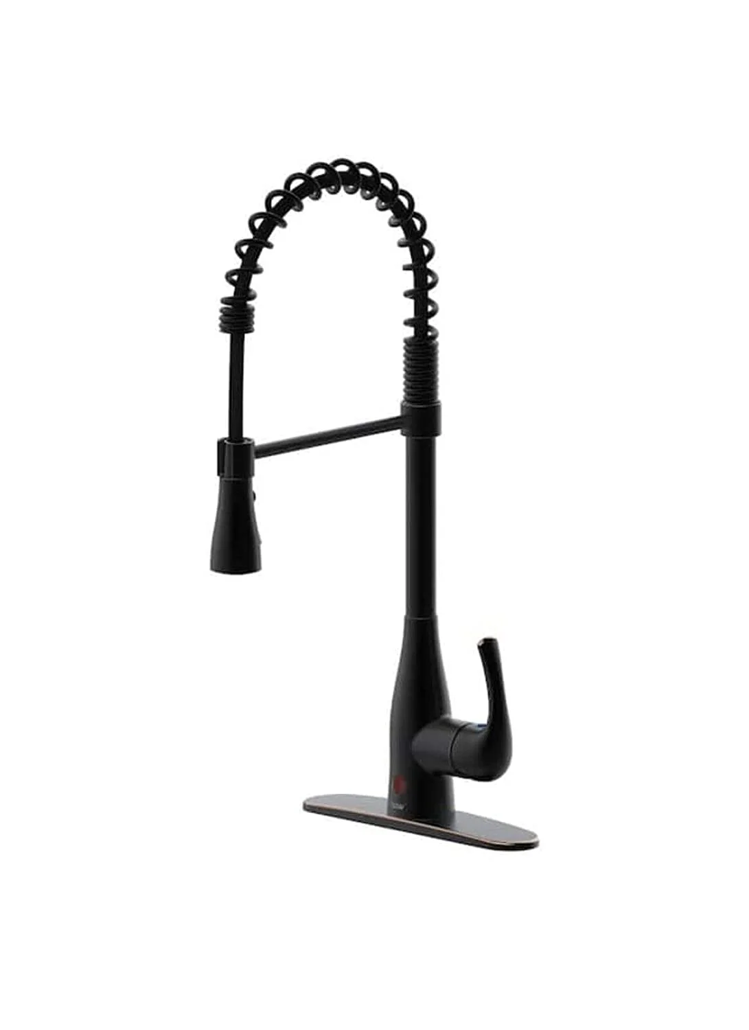 Flow Motion Activated Spring Neck Sprayer Kitchen Faucet in Oil Rubbed Bronze