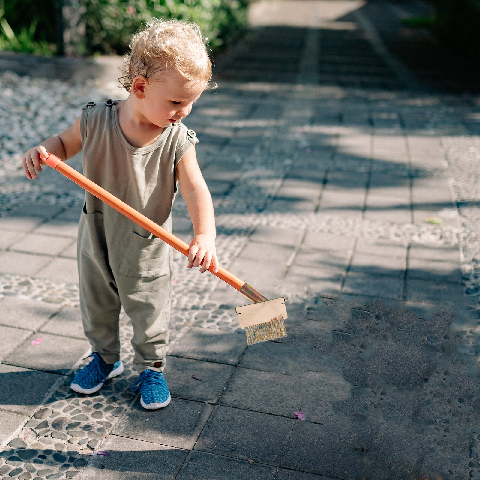 HOMEMAXS 2pcs Steel Wire Brush Manual Weeders Garden Wire Brush Yard Tools Weeding Tool