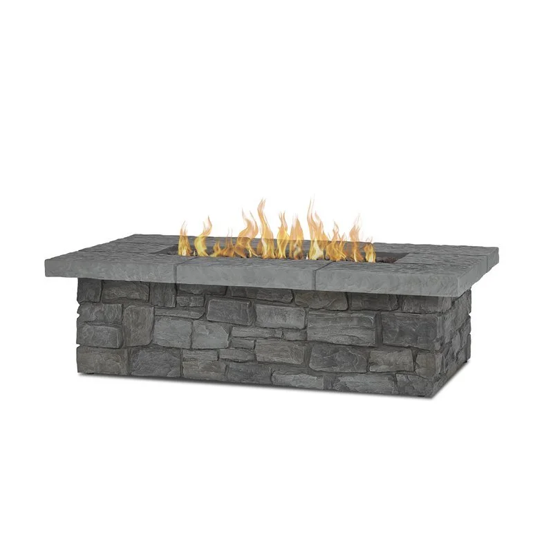 Home Square 2-Piece Set with Propane Fire Table & Tank Cover