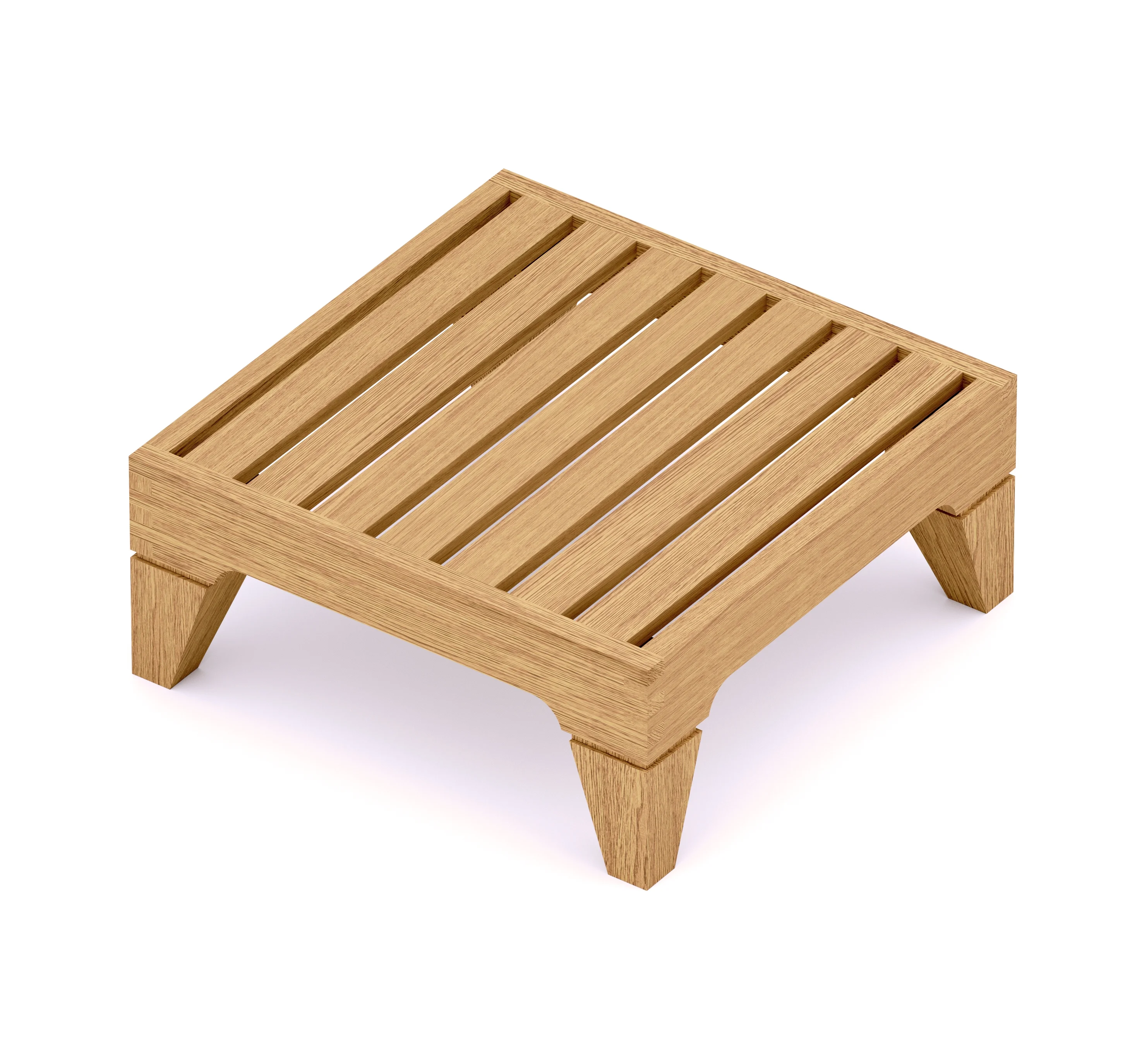 Caranas 2 Pc Lounge Chair Set: Lounge Chair & Ottoman With Cushions in Sunbrela Fabric #5404 Canvas Natural