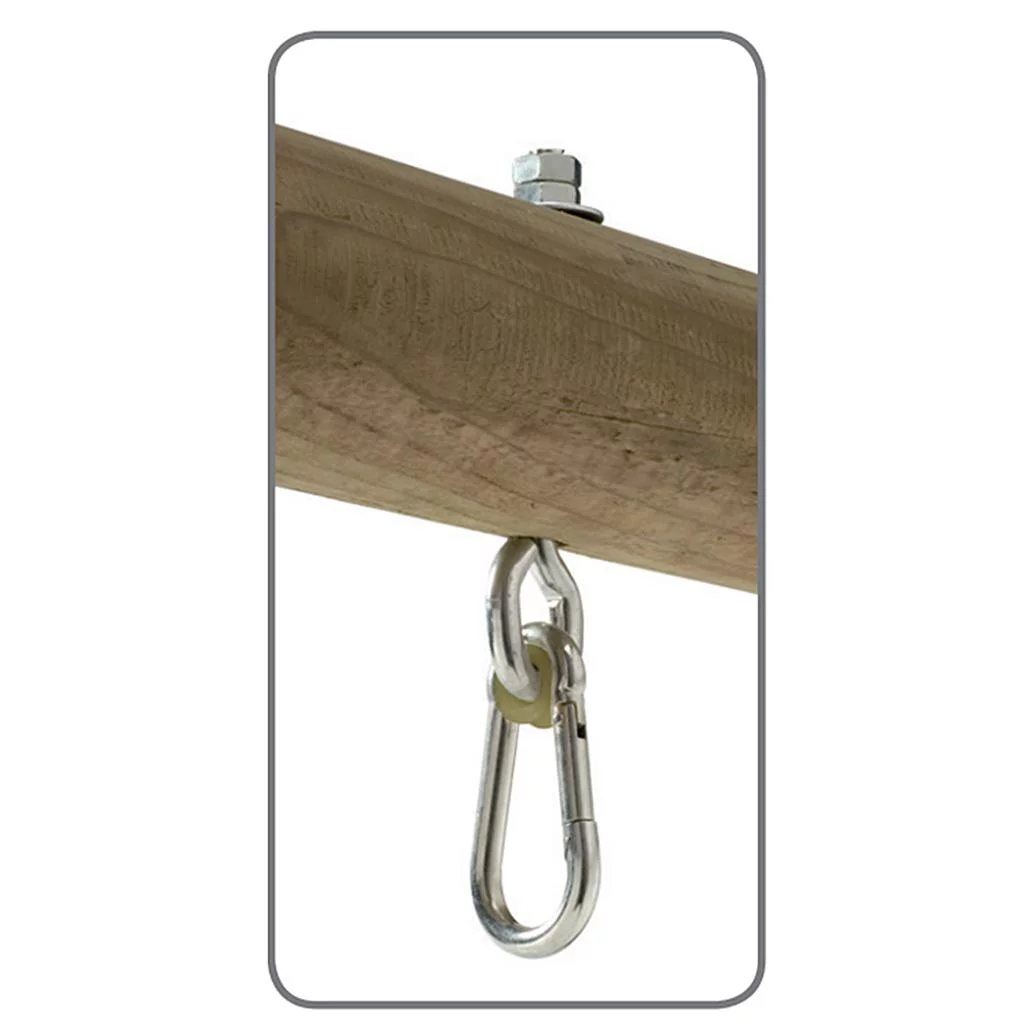 Swing Wire Hook Playset Playground Yoga Seat Lock Ceiling 205mm