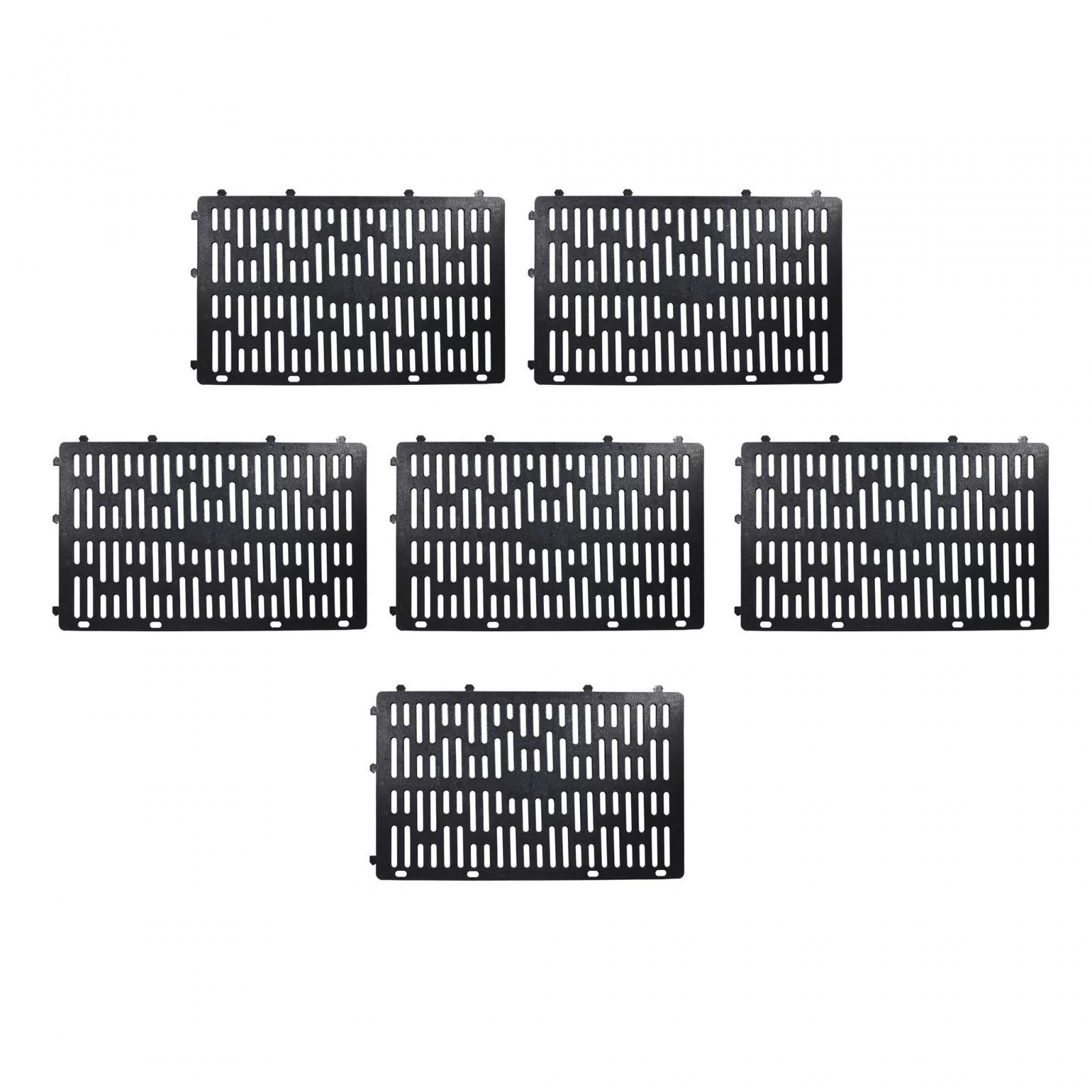 6 Pieces Tree Trunk Protector Panels Sleeve Tree Cover Expandable Anti Chewing Tree Wraps Sapling Protector for Garden Home Yard Black