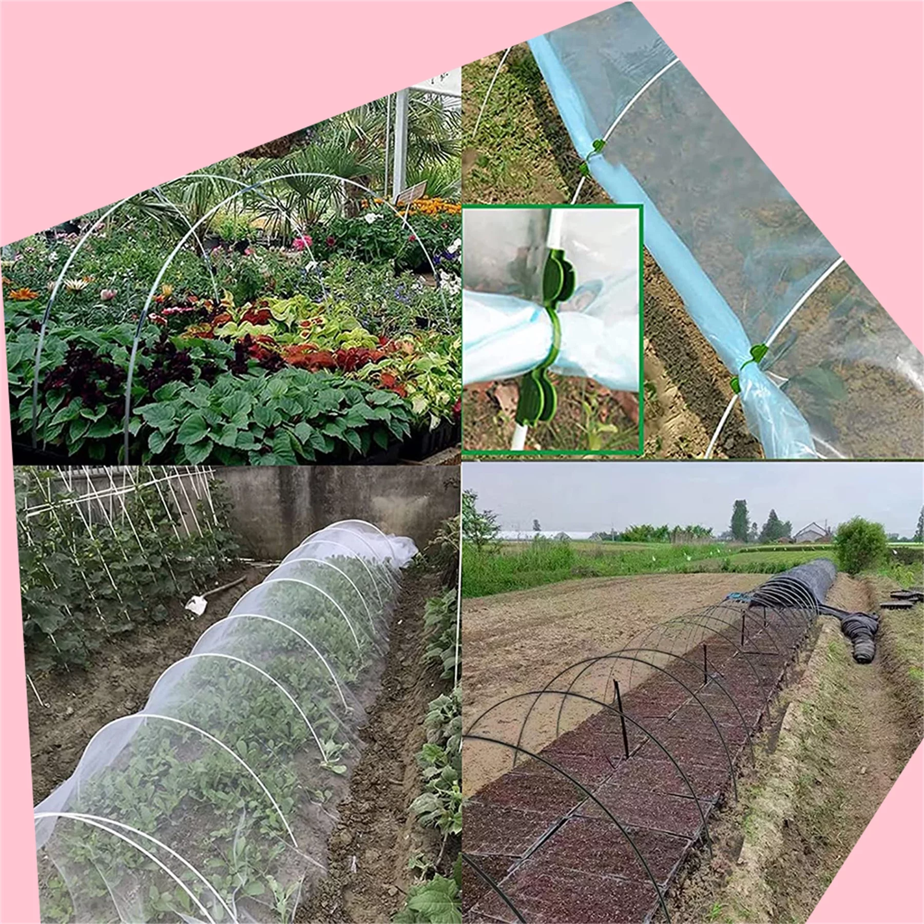 Garden Hoops Grow Tunnel - Greenhouse Hoops