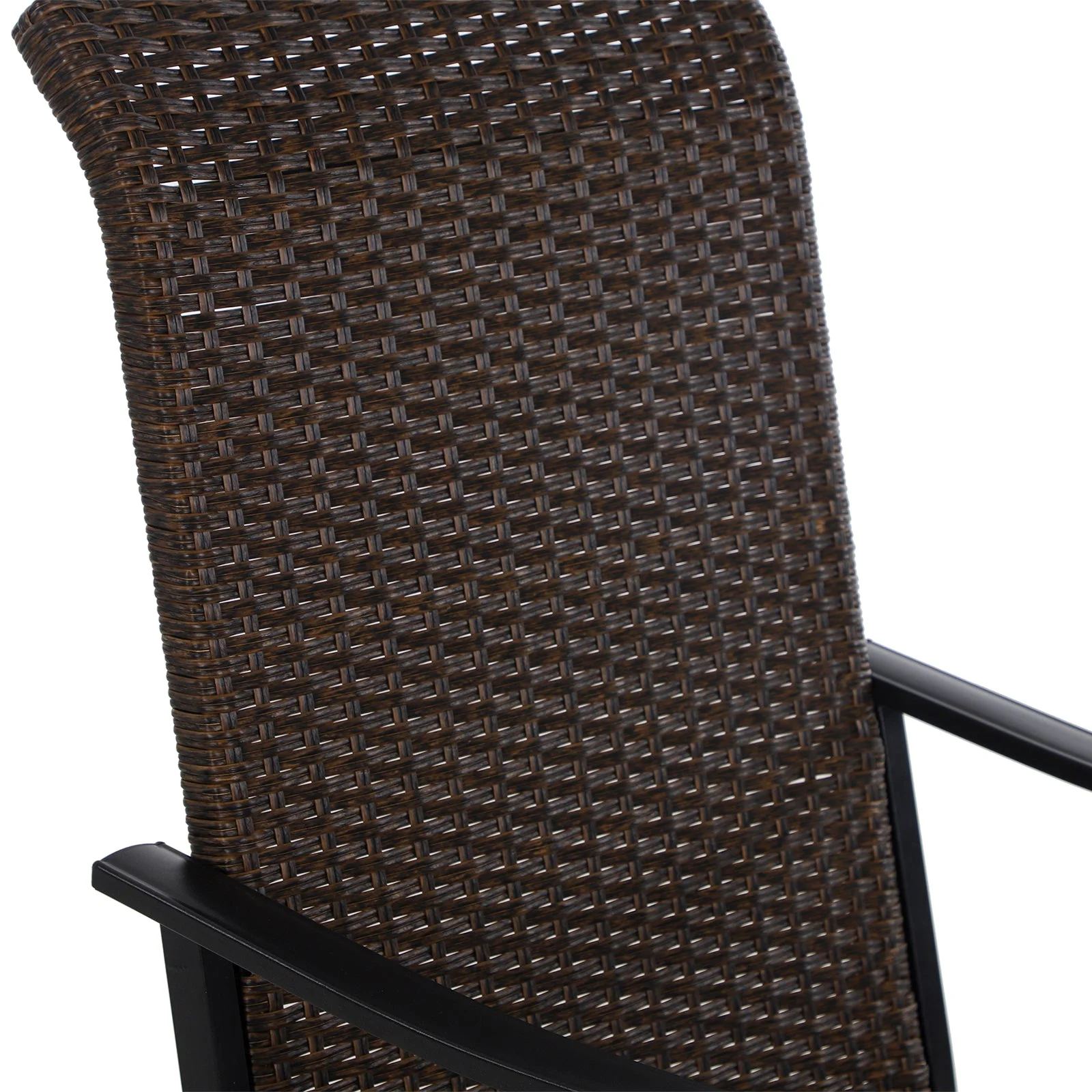 Sophia&William 5-Piece Wicker Patio Dining Set with 50,000 BTU Fire Pit Table