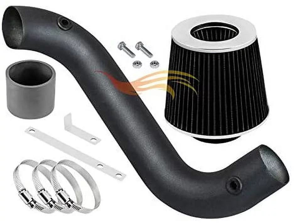 RW SERIES - MATTE BLACK PIPE GRAY - SHORT RAM INTAKE Compatible For CHEVY S10 / BLAZER/SONOMA/JIMMY