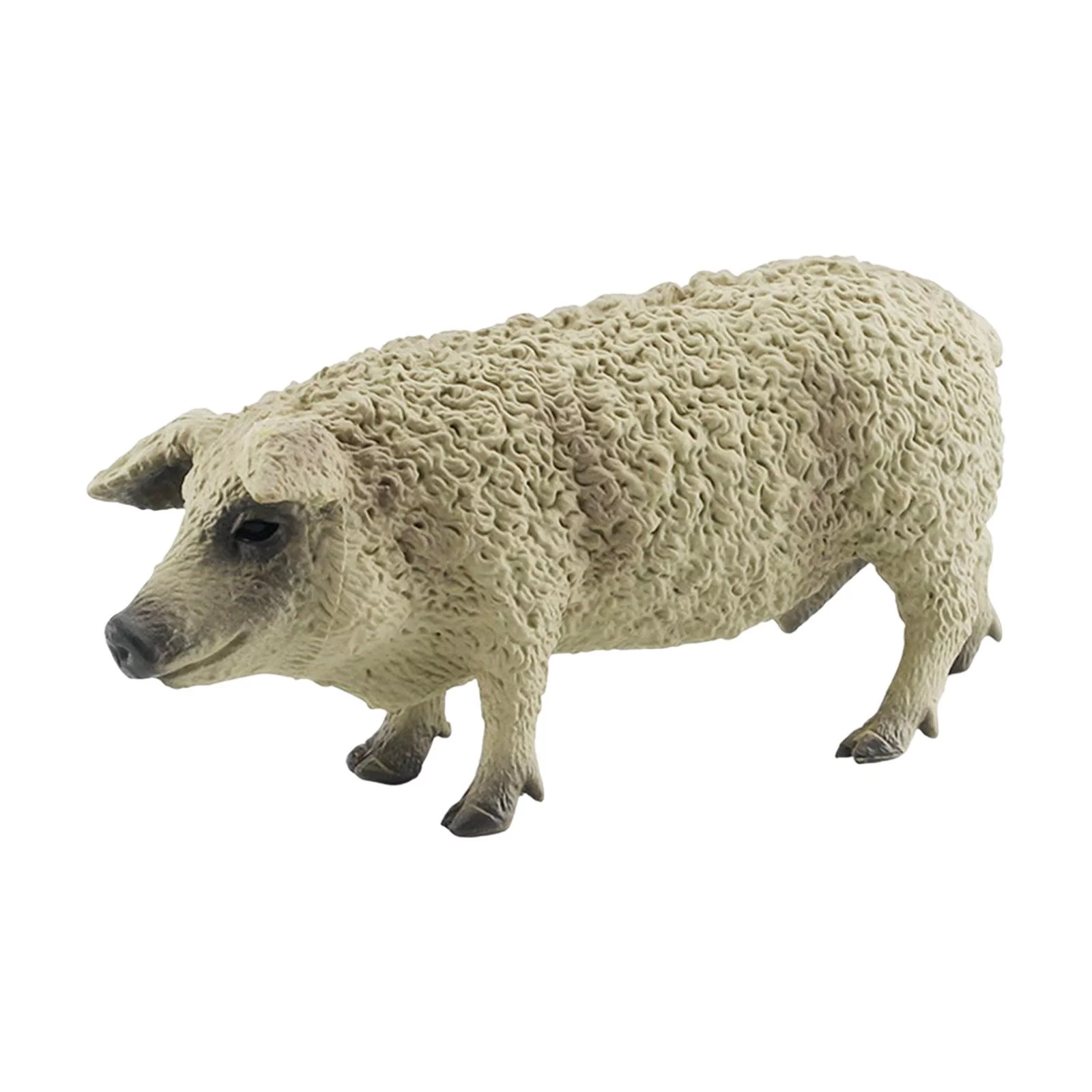 deevoka 3xpig Figurine Playset Painted Farm Animal Figure Toys Figurines Model