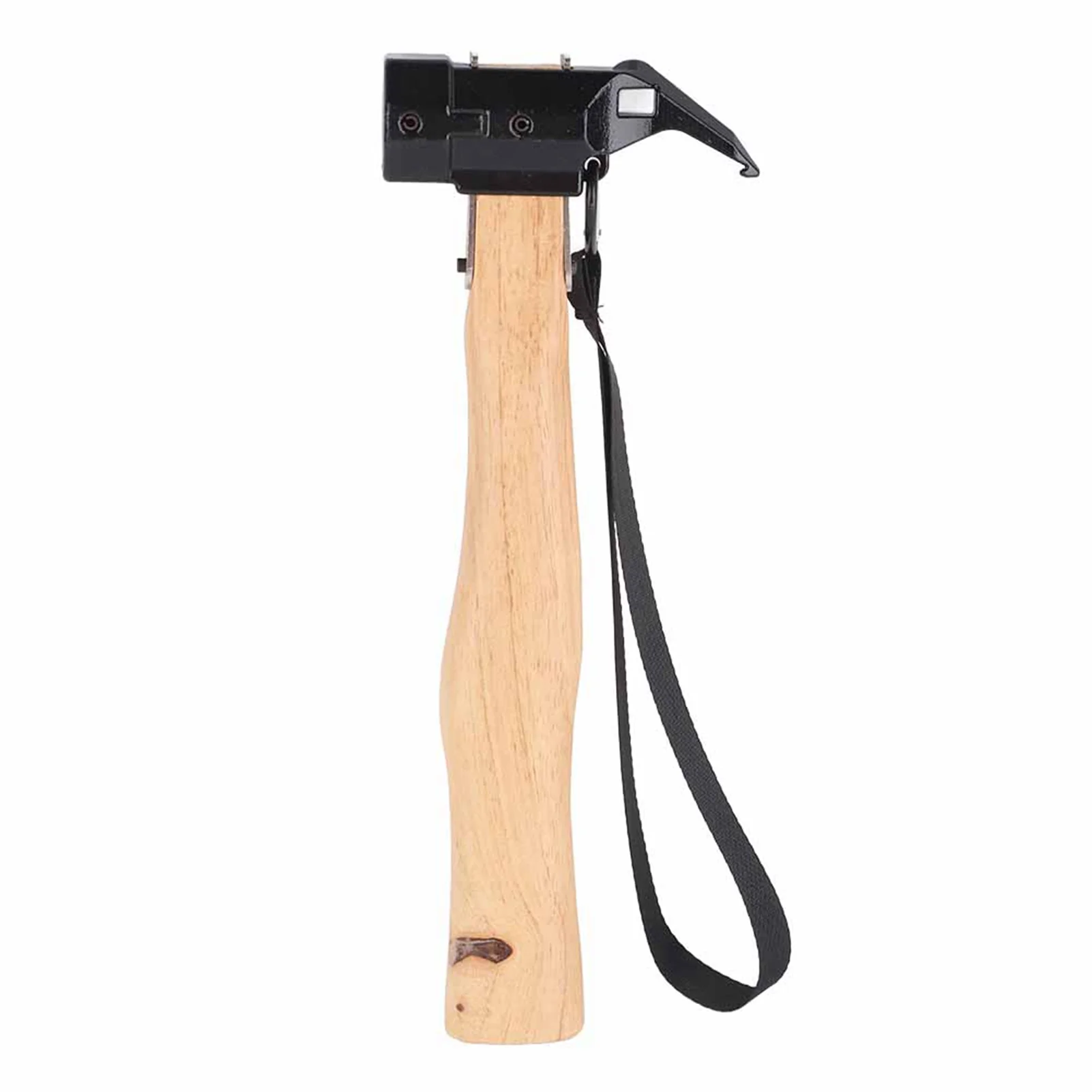 Claw Hammer Camping Hammer, 11.6 Inch Tent Stake Hammer Tent Mallet Nail Hammer Carbon Steel Tent Stake Puller with Wooden Handle