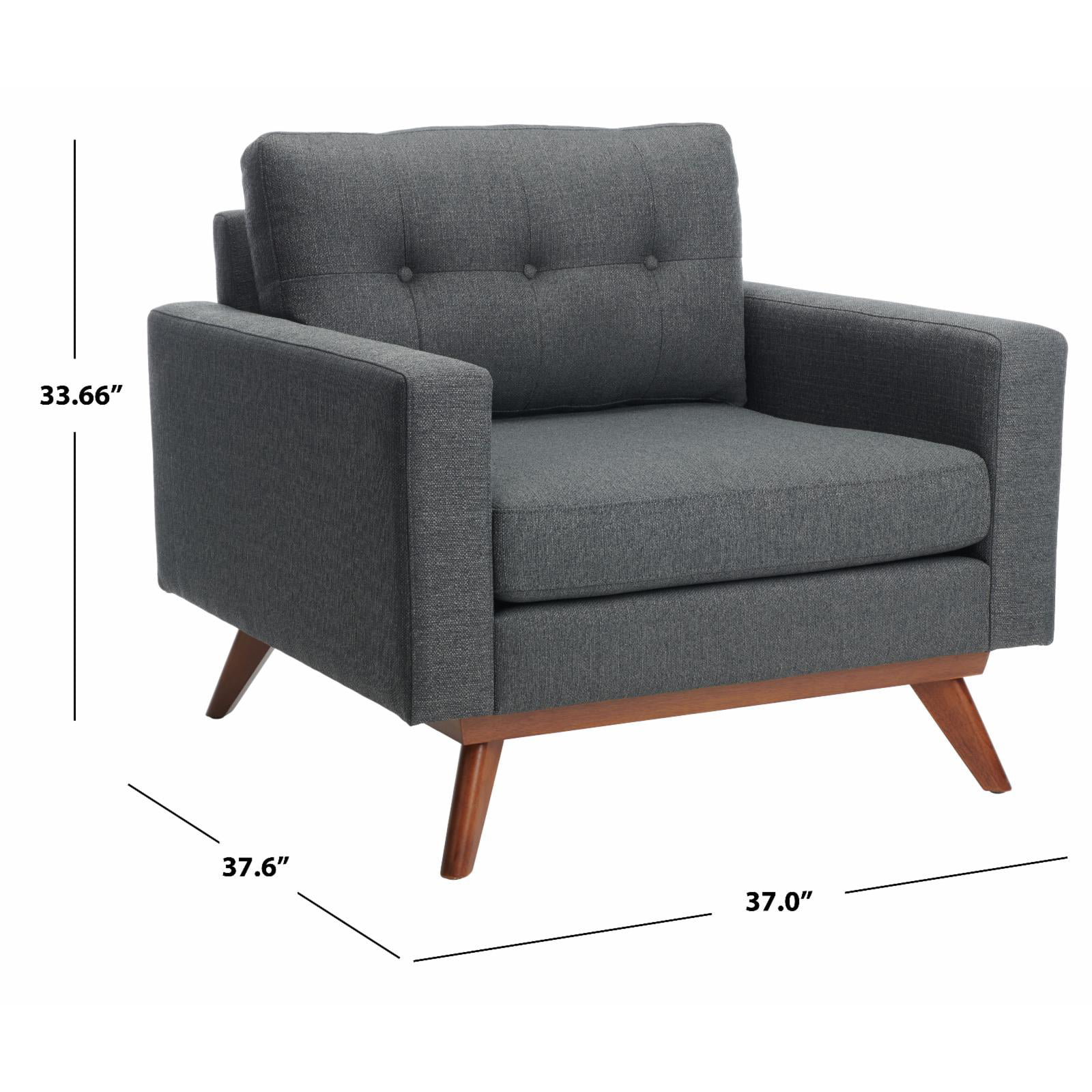 Safavieh Gneiss Modern Linen Arm Chair