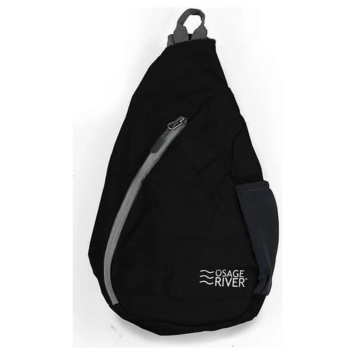 Osage River Taber Sling Bag  Black with Gray Trim All Ages