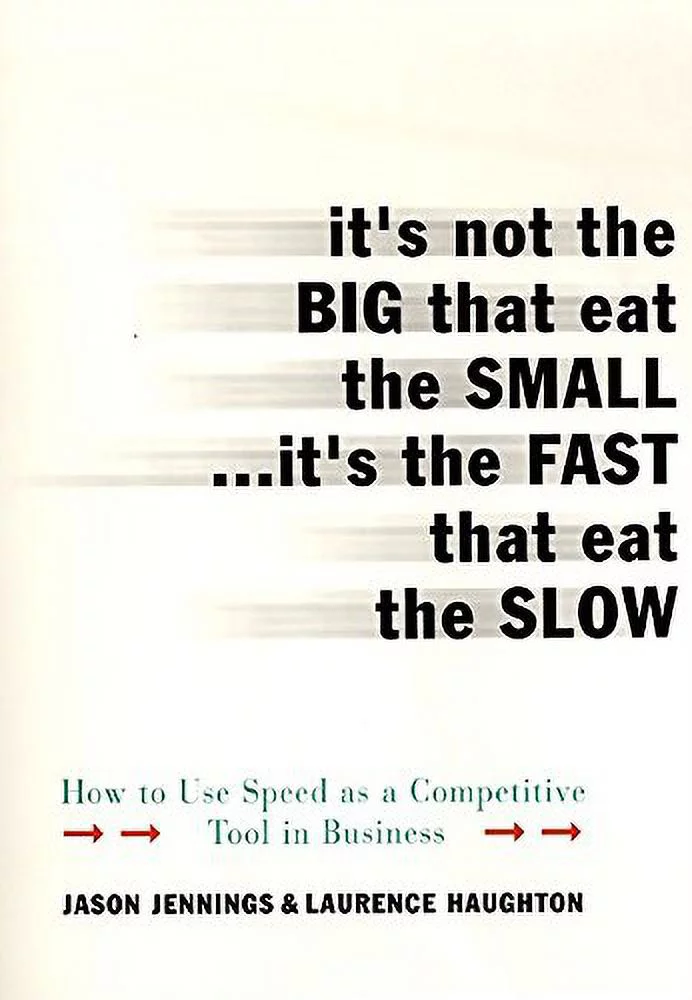 Pre-Owned It's Not the Big That Eat the Small...It's the Fast That Eat the Slow: How to Use Speed As a Competitive Tool in Business Paperback