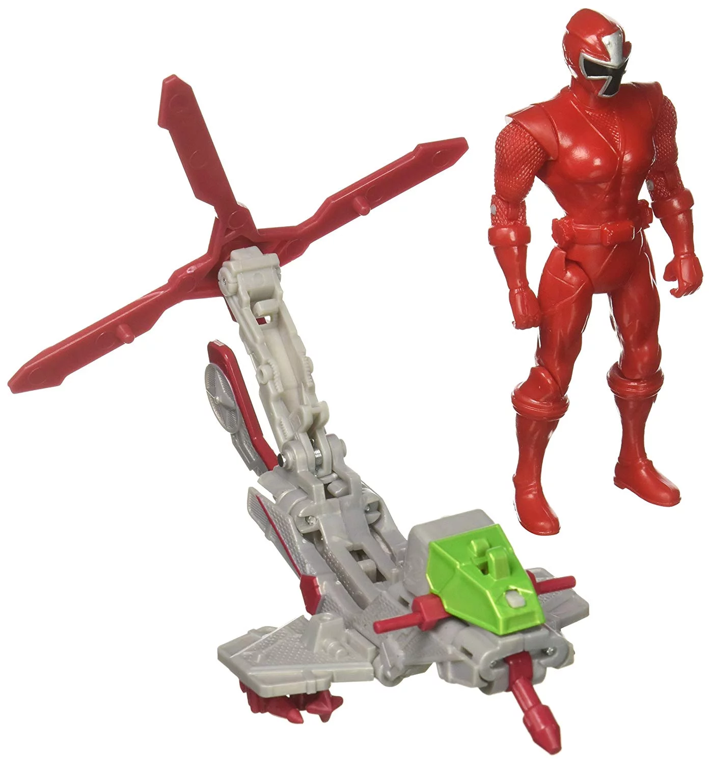 Power Rangers Ninja Steel Megamorph Copter Red Action Figure