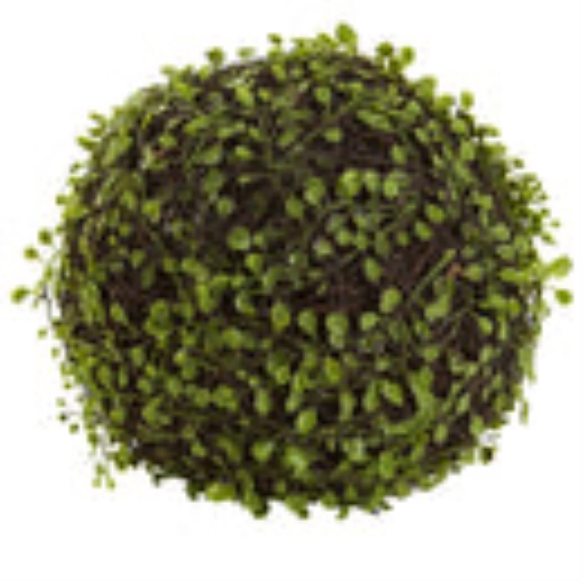 Nearly Natural  14 in. Boho Chic Handmade Cotton & Jute Woven Planter, White