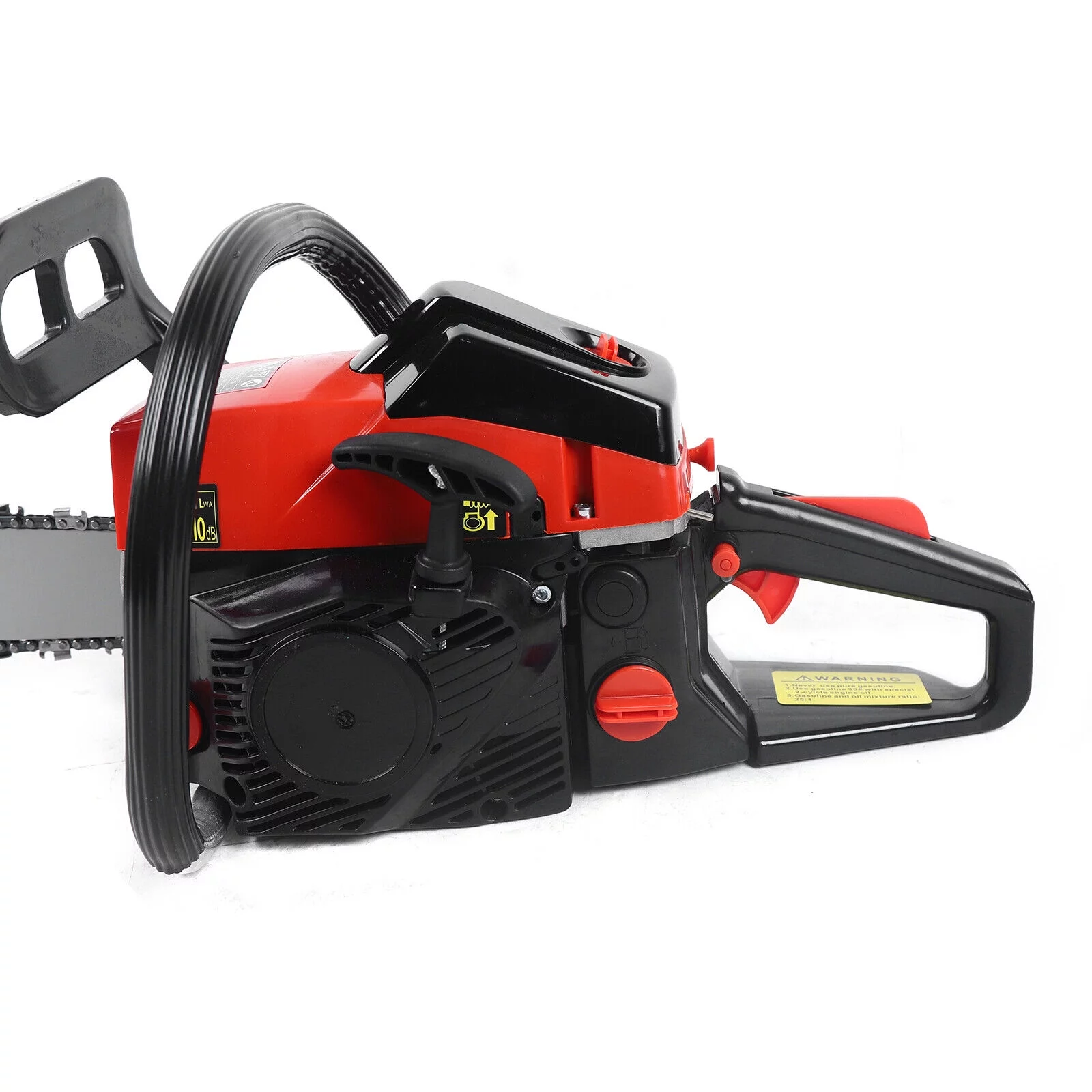 TOOL1SHOoo 2 Stroke 58cc 4.4HP Gas Chainsaw Gasoline Powered Chain Saw Engine Wood Cutting Lightweight