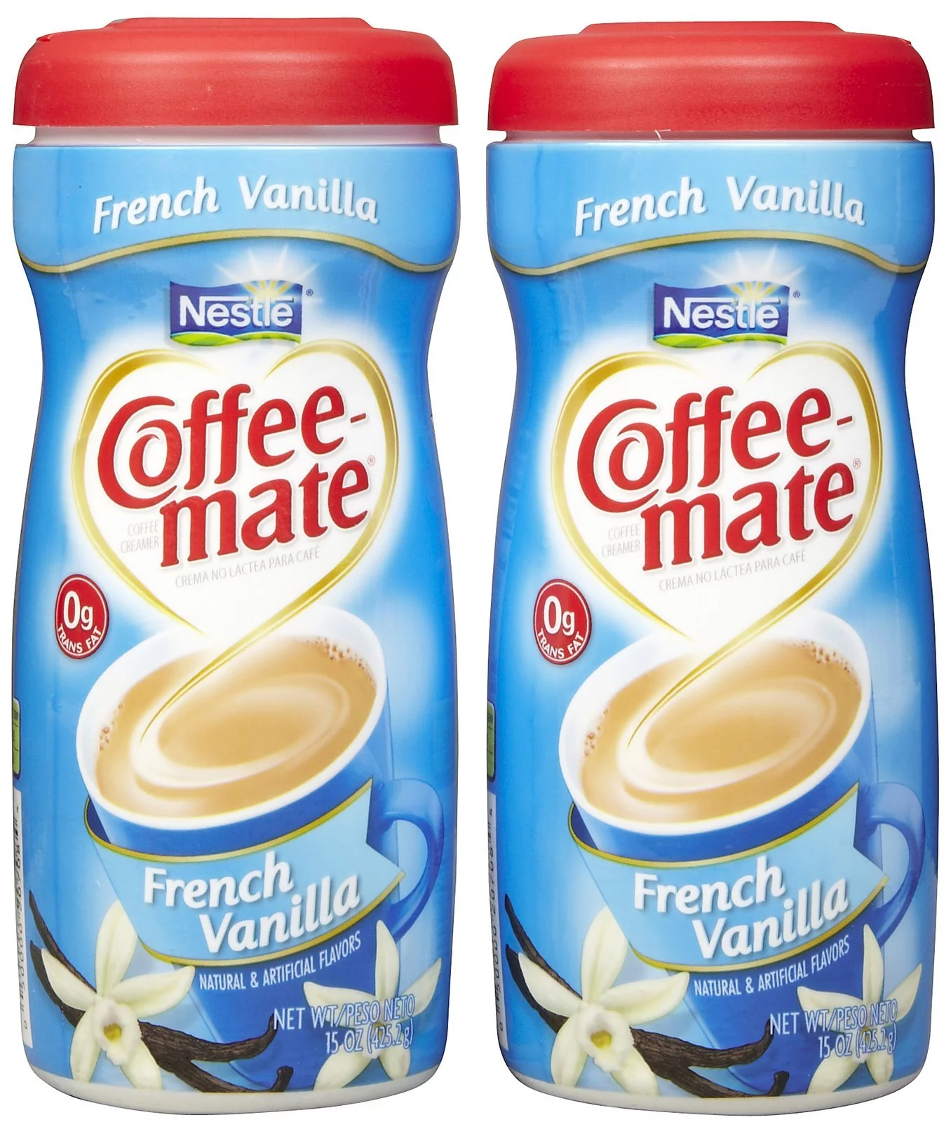 Coffee-Mate Coffee Creamer, French Vanilla, 15 oz (Pack of 2)