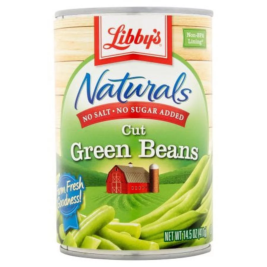 Libby's Green Beans Cut No Salt (Pack of 8)