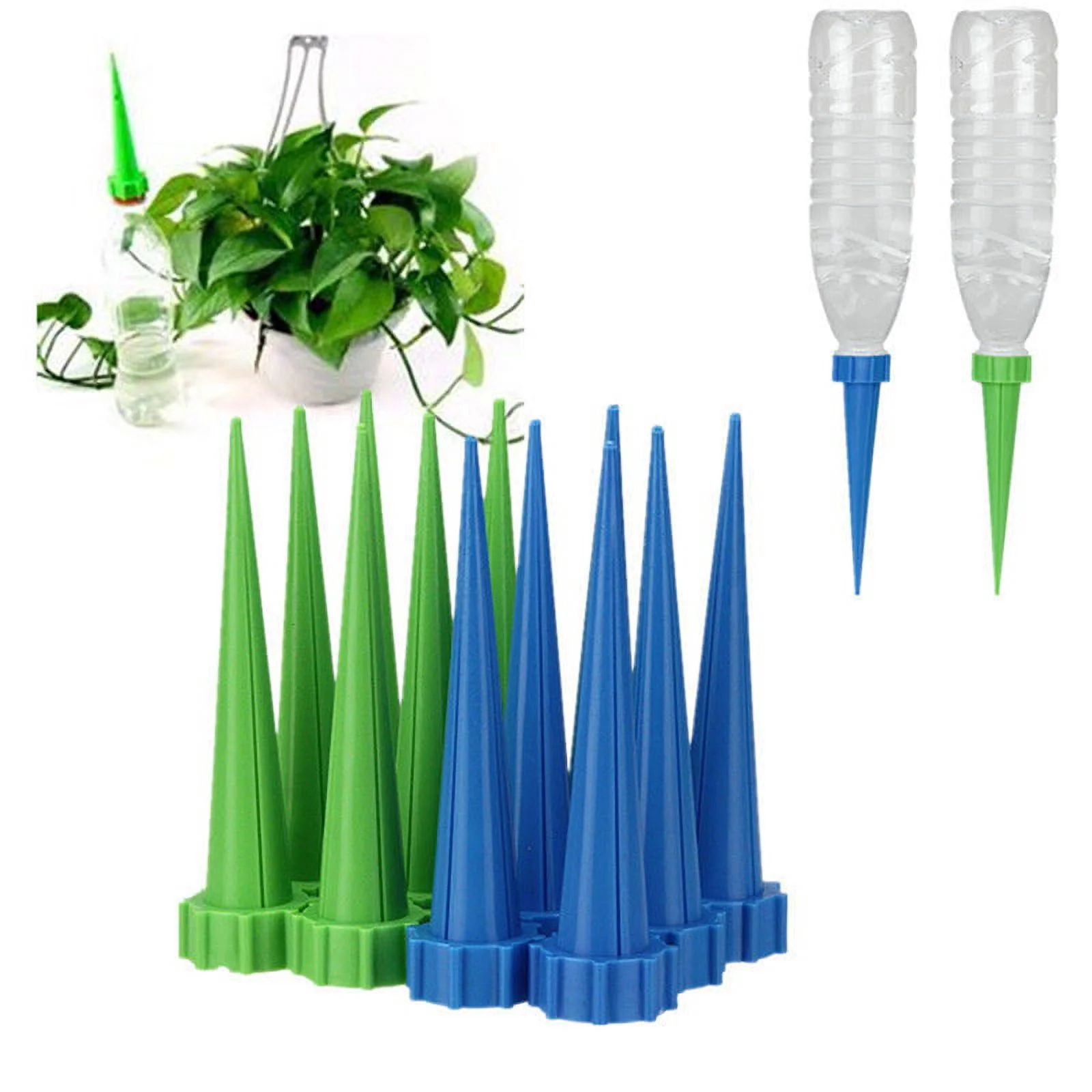 Automatic Garden Cone Watering Spike Plant Flower Waterers Bottle Irrigation Hot